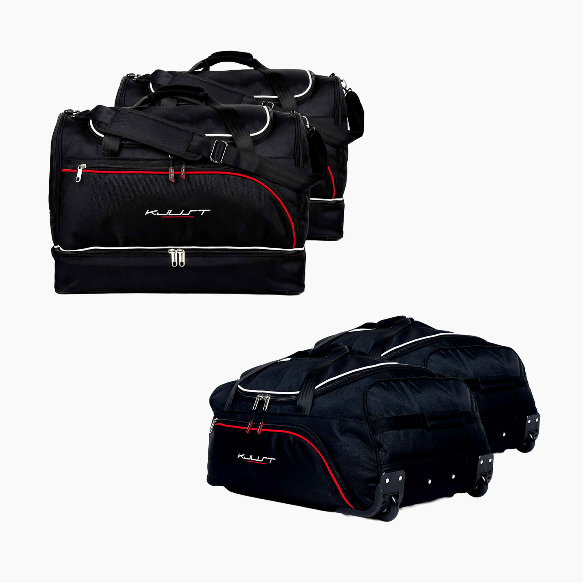 KJUST Porsche Panamera E-Hybrid 2016  sac de boot set 4 buc negru.