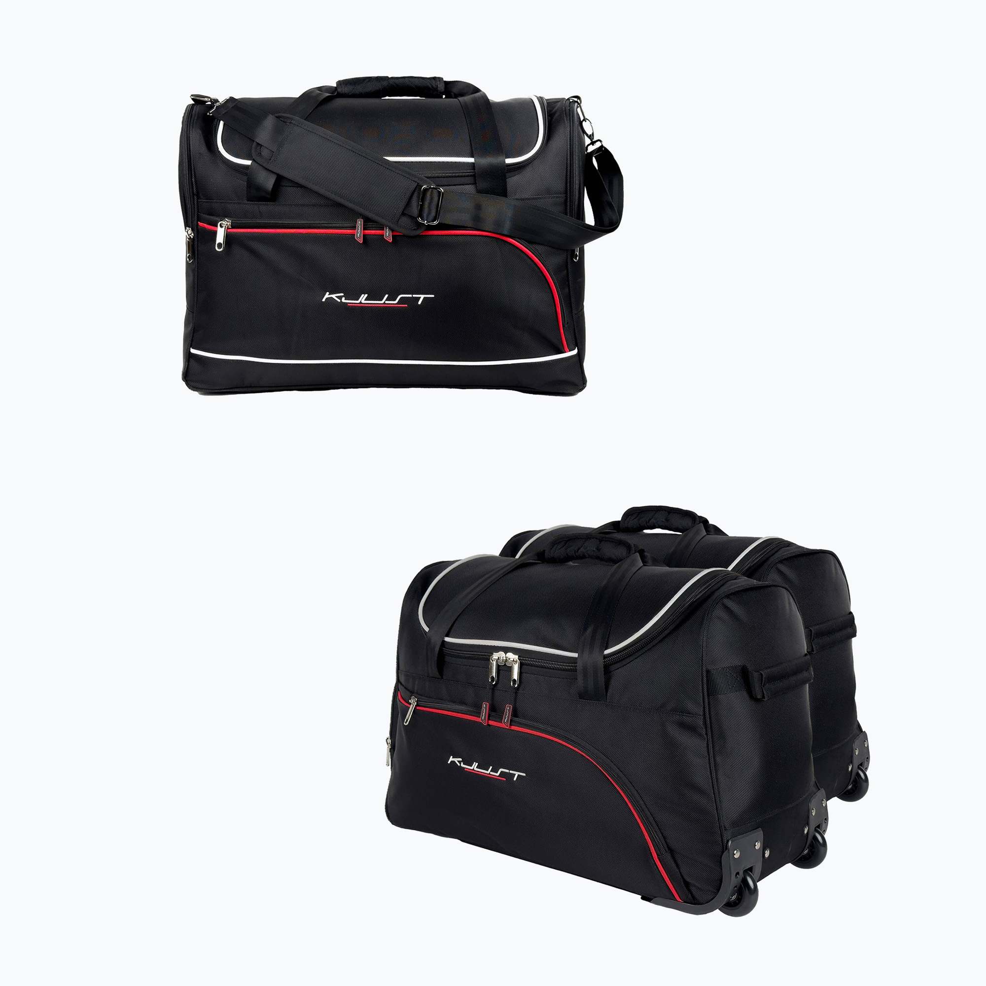 Set di borse portapacchi KJUST Opel Mokka E 2020+ 3 pezzi nero (Opel Mokka E 7031038)