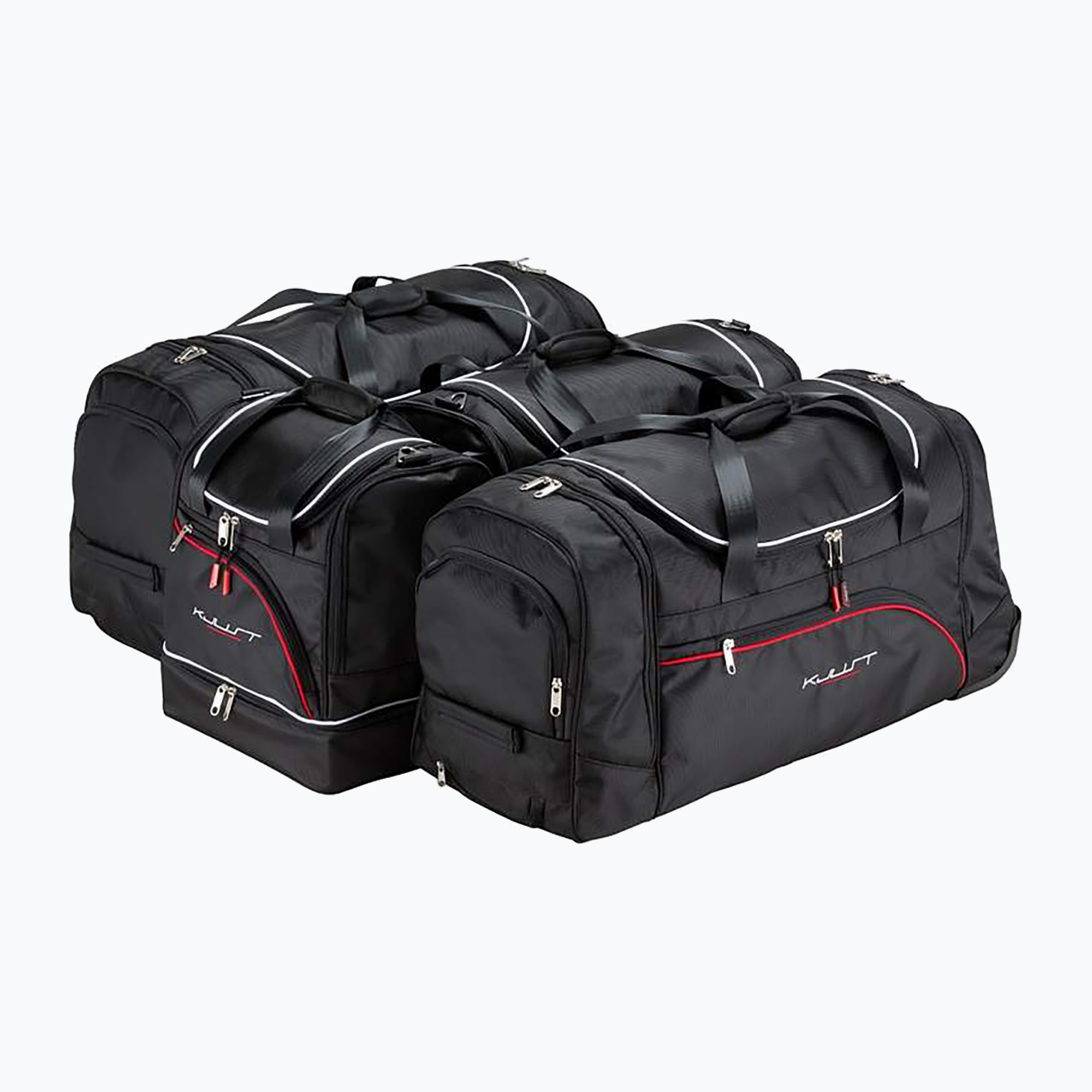 KJUST Cupra Ateca 2018+ set di borse sportive 4 pezzi nero.