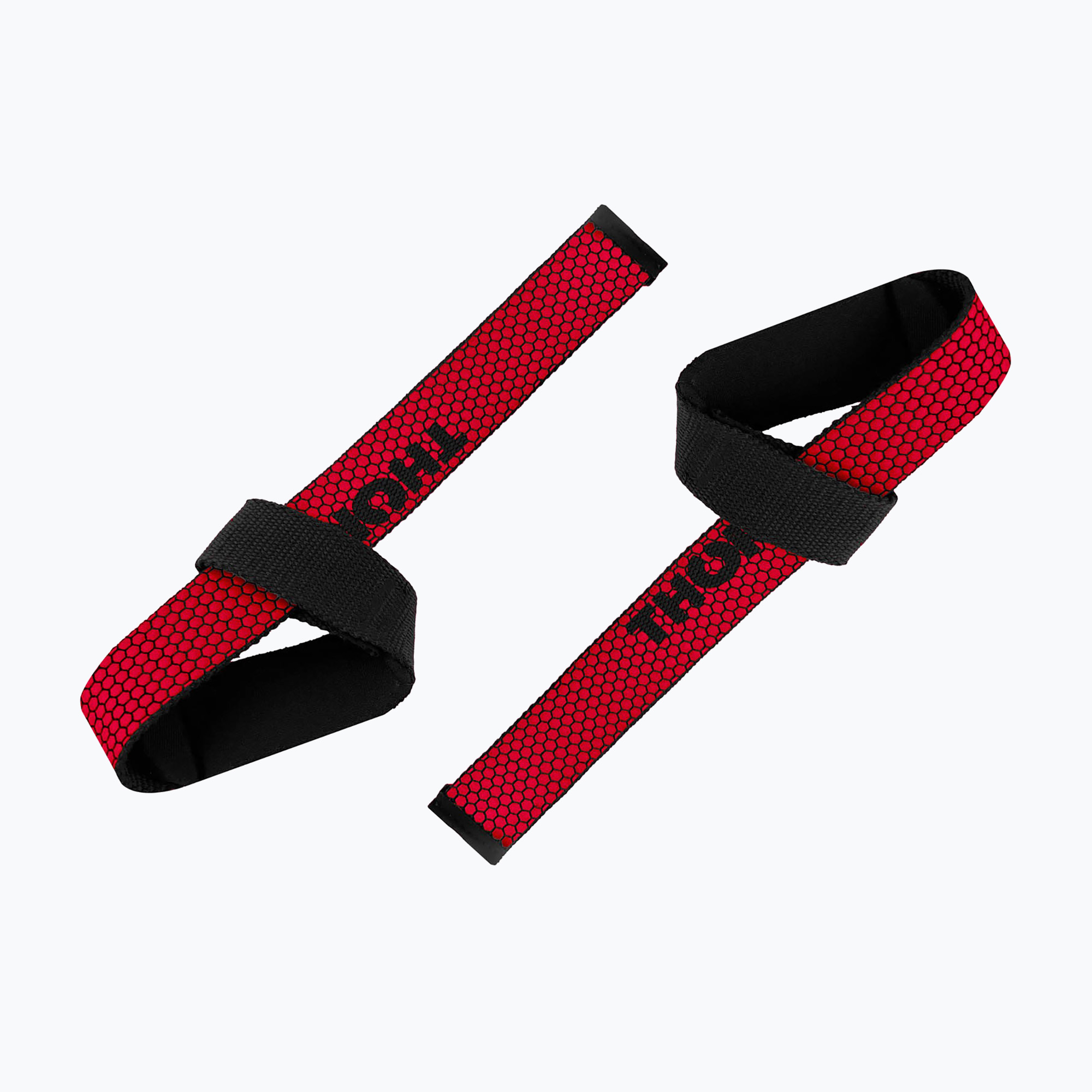 Weightlifting straps THORN FIT Lifting Straps Anti-Slip red