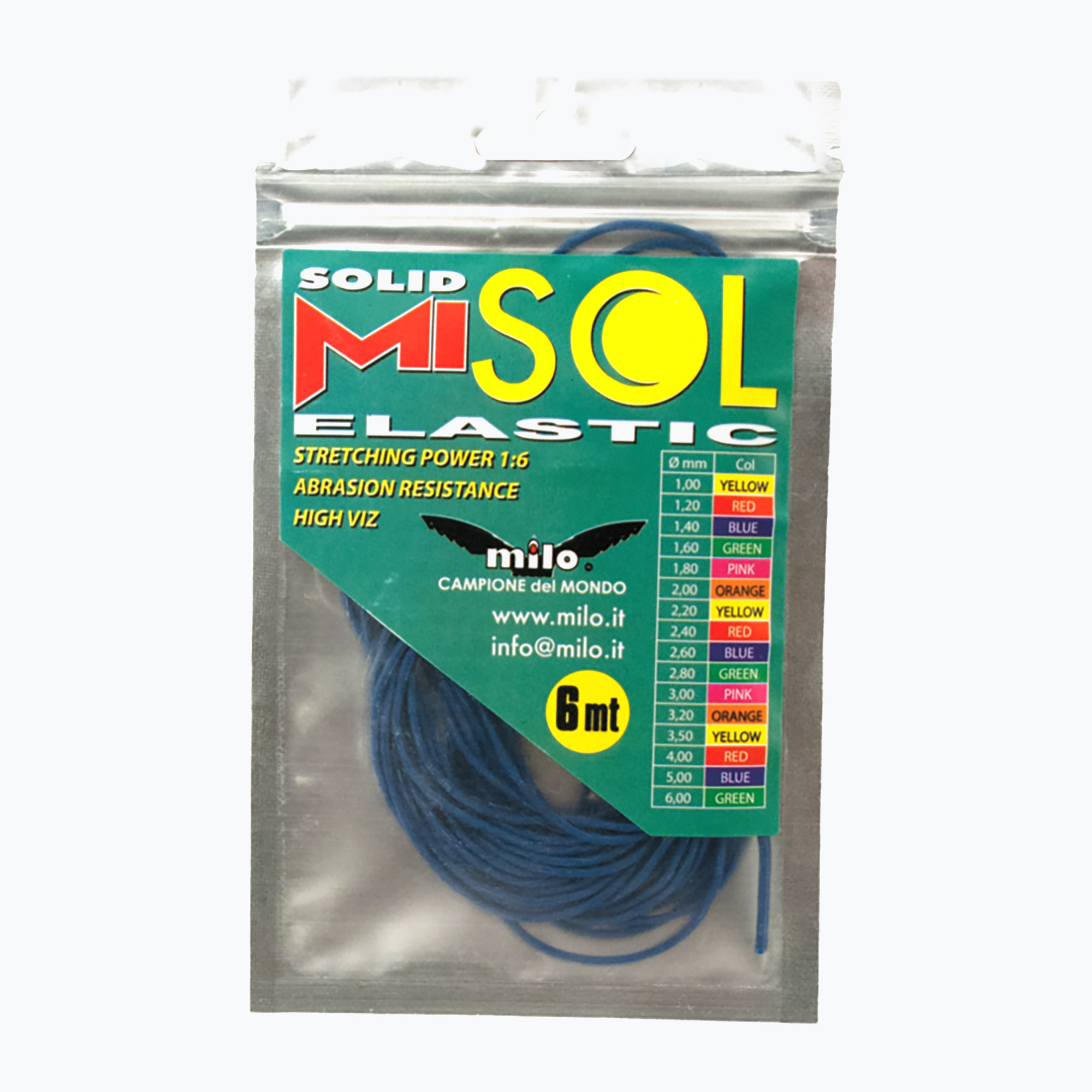Lengéscsillapító rúdhoz Milo Elastico Misol Solid 6m kék 606VV0097 D42 (Elastico Misol Solid 6m 606VV0097 D42)