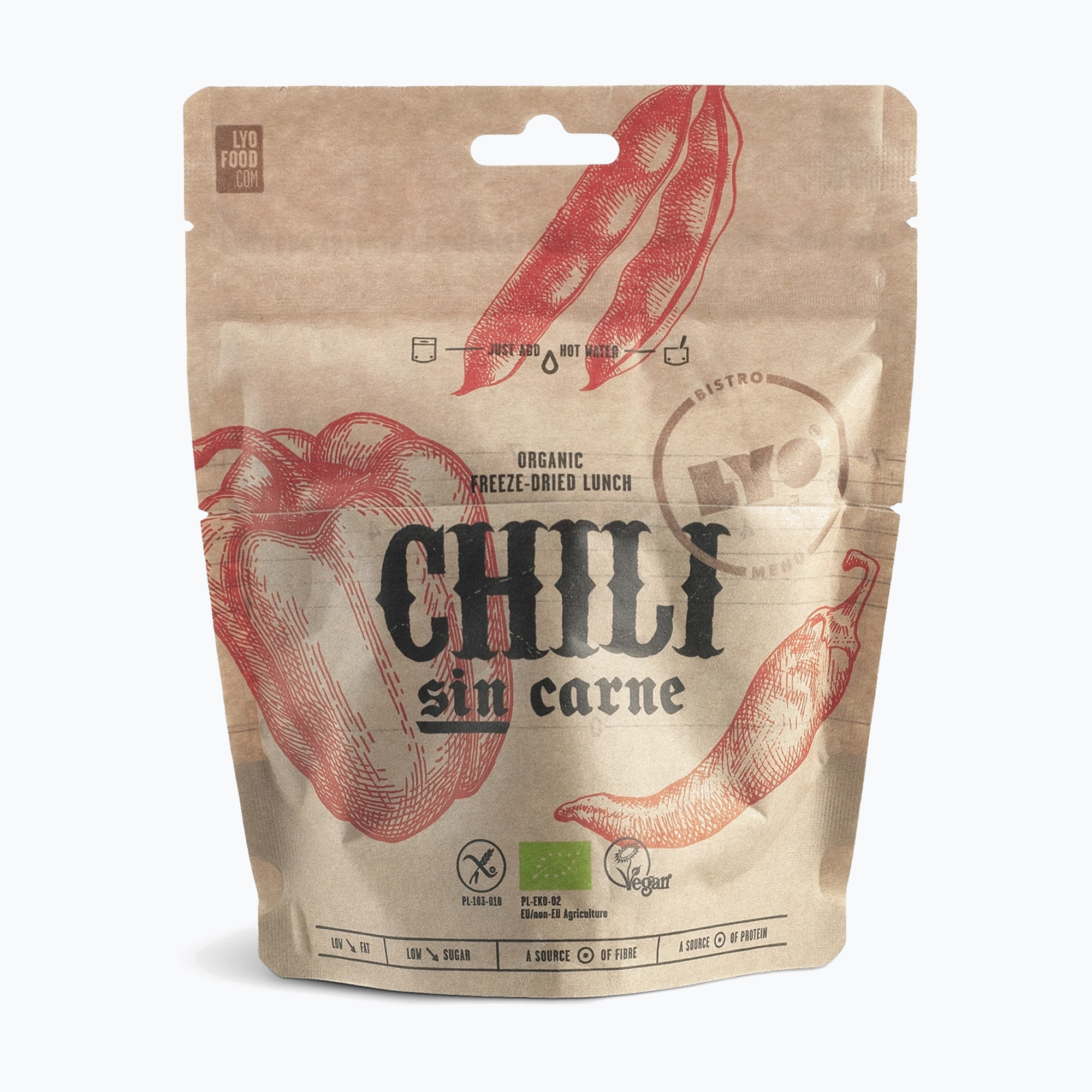 Лиофилизирана храна LYOFOOD Eco Chilli sin Carne 270 g