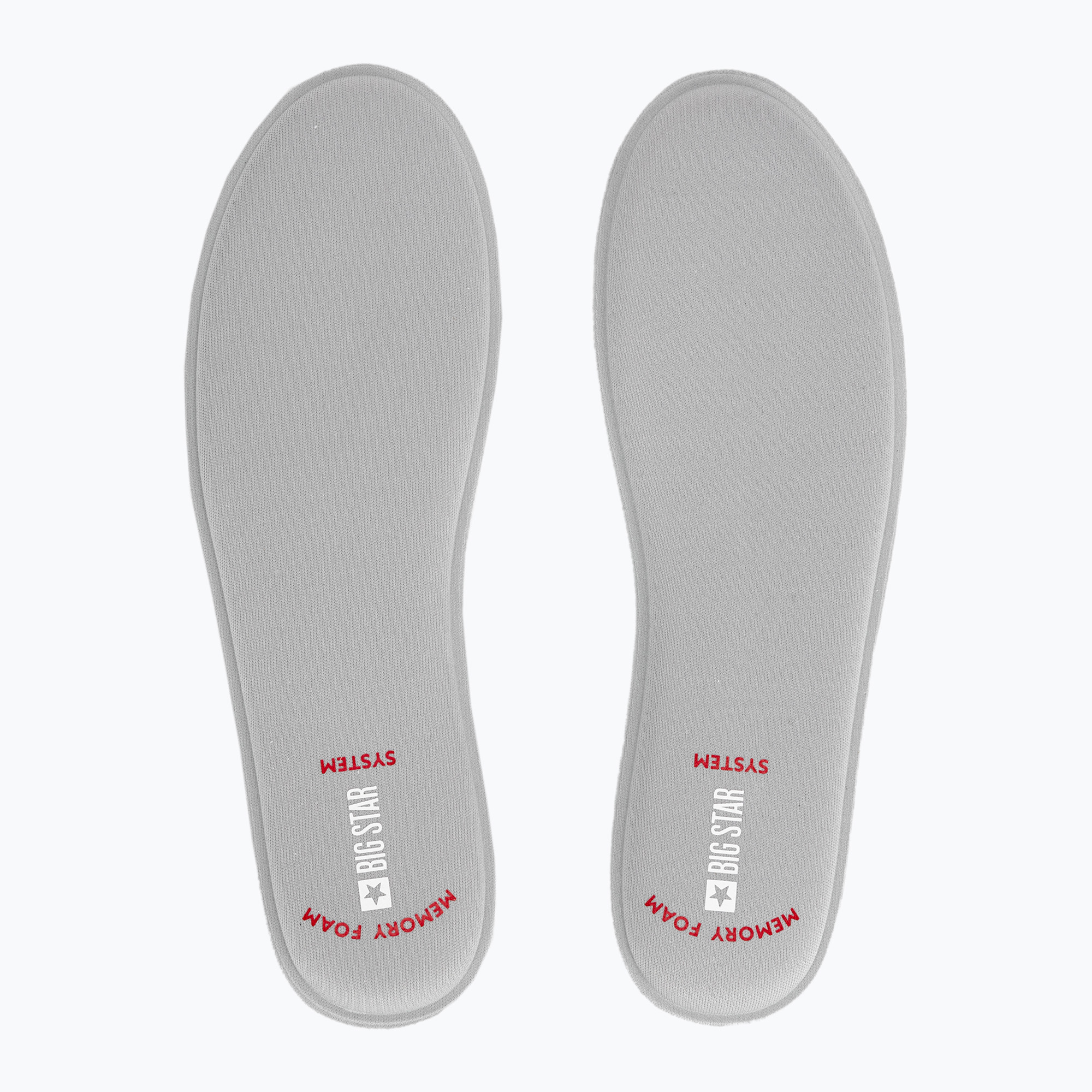 Solette per scarpe BIG STAR Z7W002 2 paia grigio (41 EU) (Z7W002)