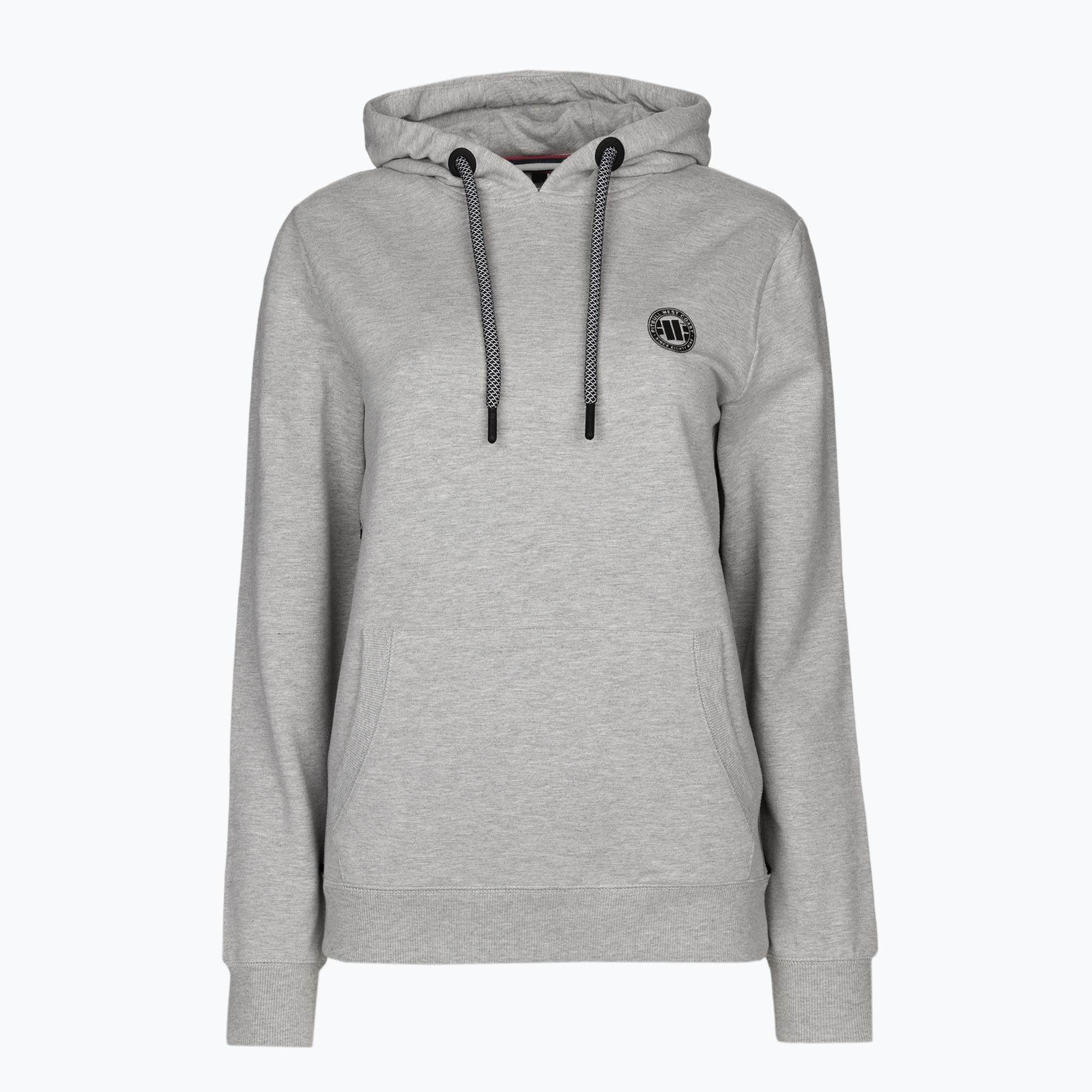 Bluza damska Pitbull Hooded F.Terry „Small Logo” grey/melange 