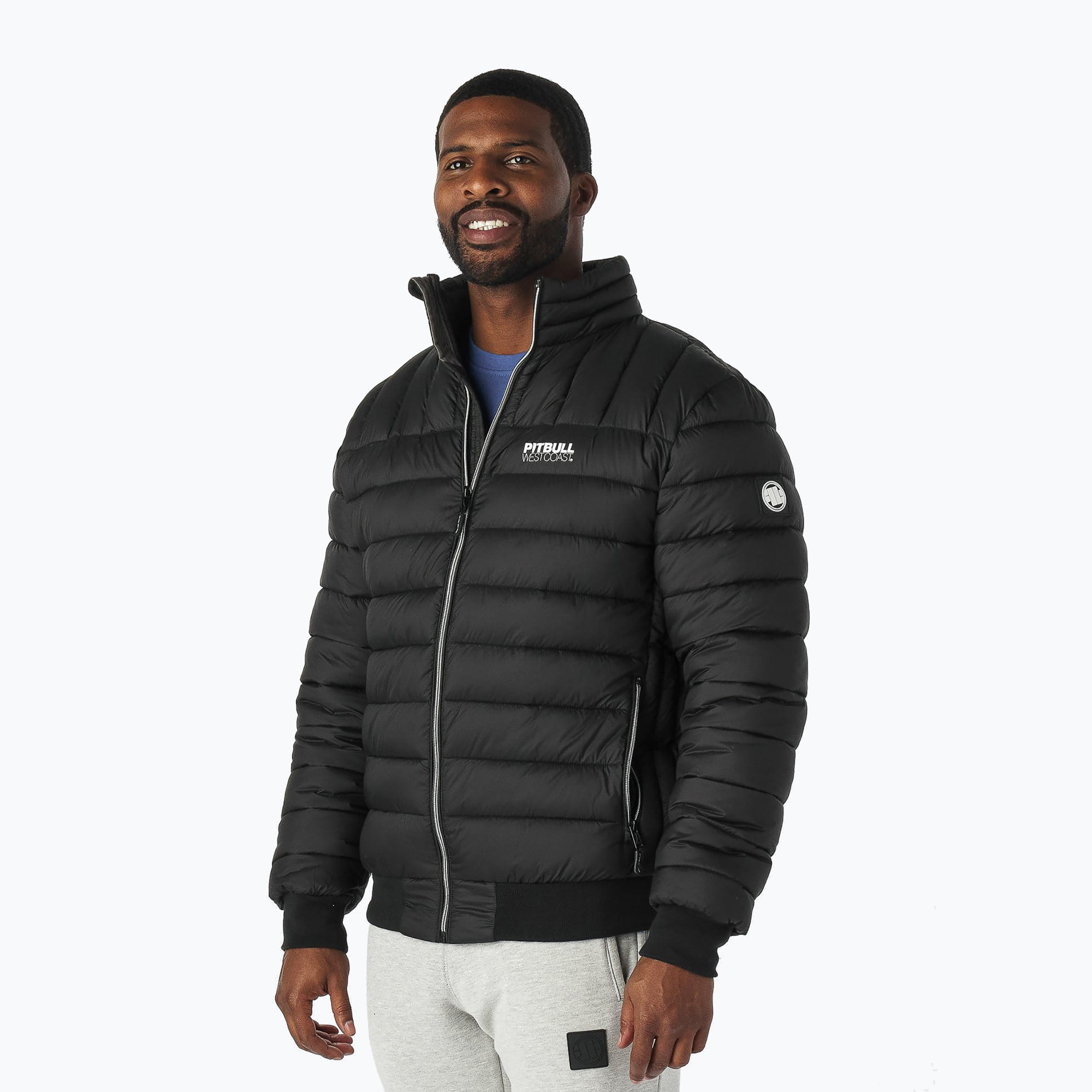 Kurtka męska Pitbull Light Quilted Granger black 