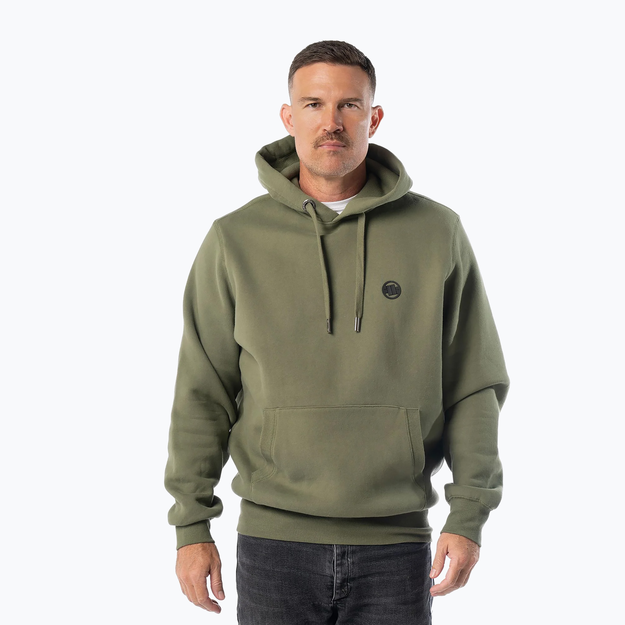 Bluza męska Pitbull Small Logo Hooded olive 