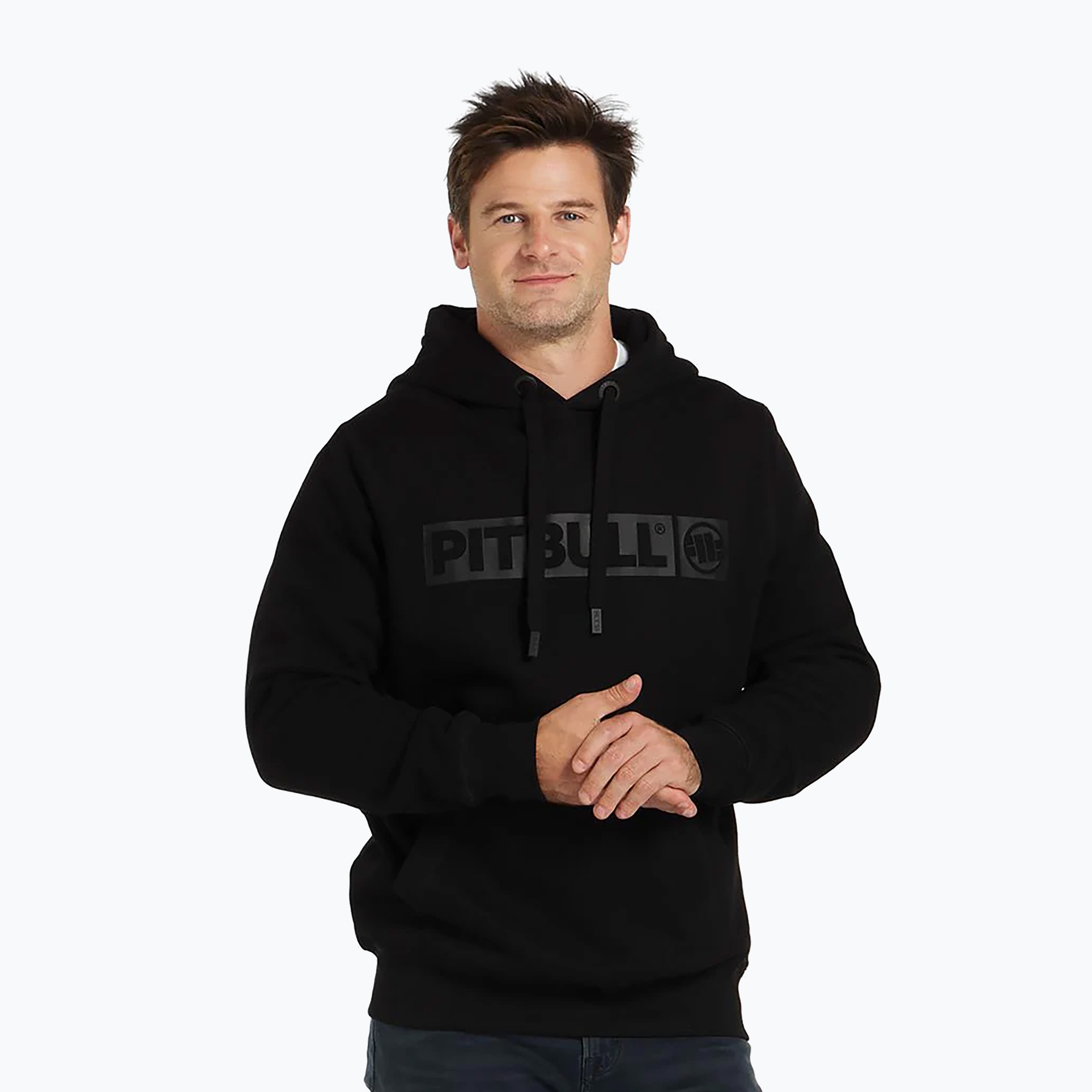 Bluza męska Pitbull Hilltop Hooded black 