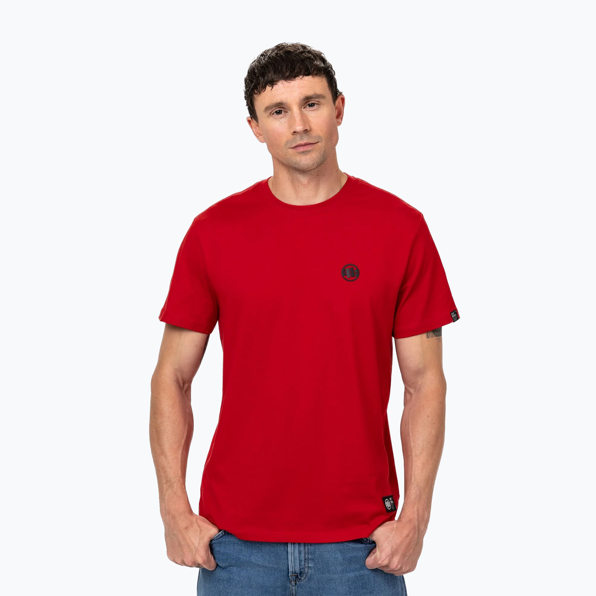 Tricou pentru bărbați Pitbull Small Logo red