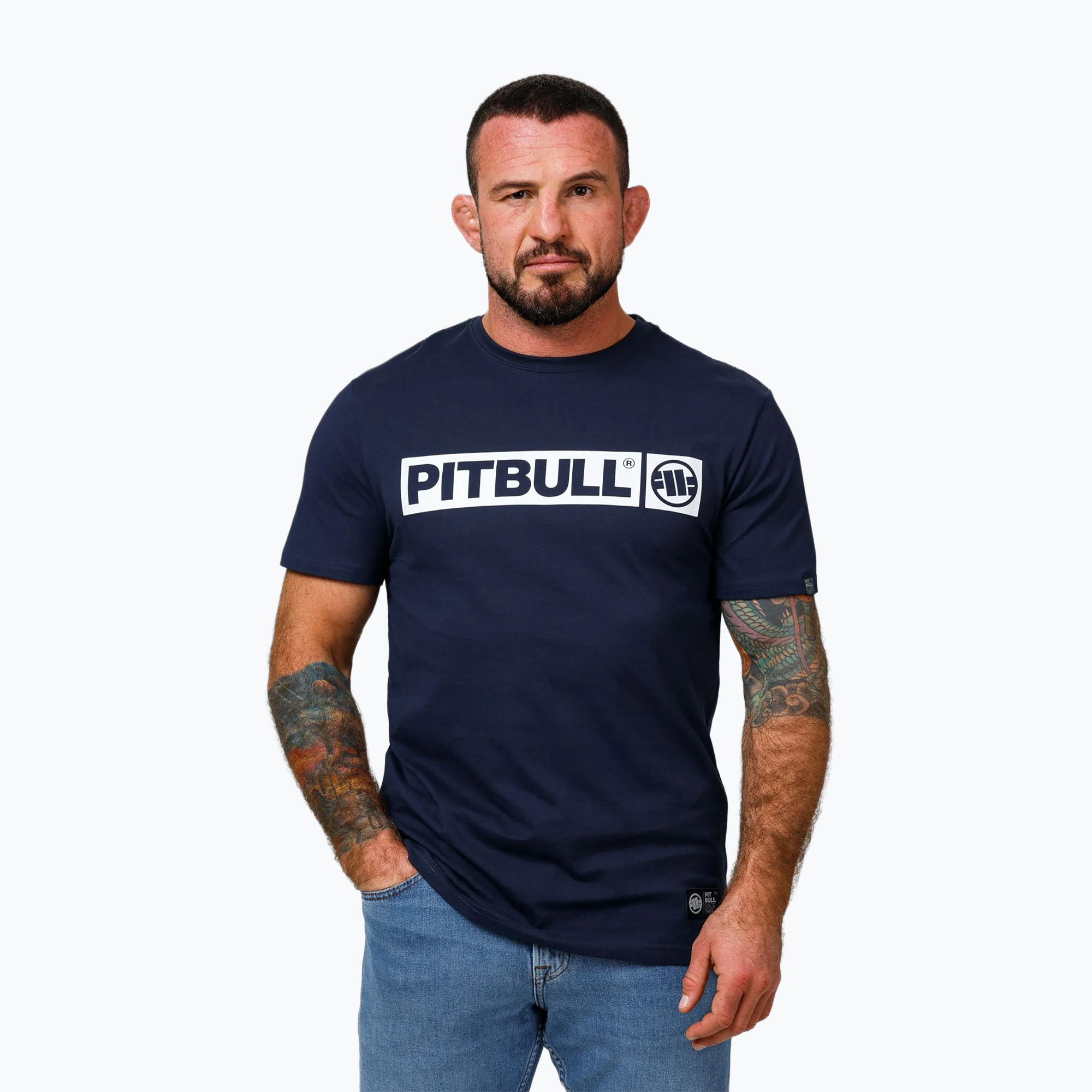 Maglietta da uomo Pitbull West Coast Hilltop blu scuro (XXL) (Hilltop 213003590003)