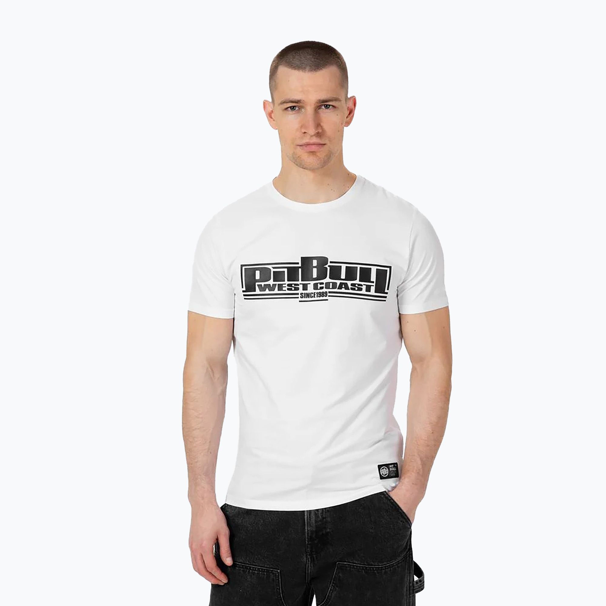 Pánske tričko Pitbull Classic Boxing white