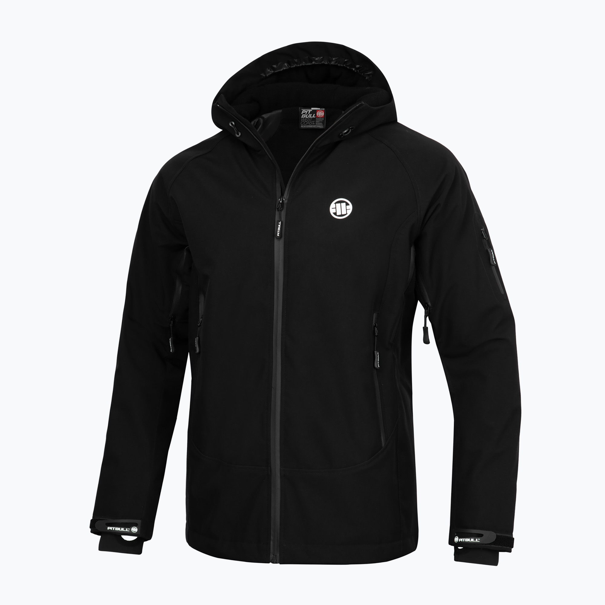 Kurtka softshell  męska Pitbull Rockfish Padded Hooded black 