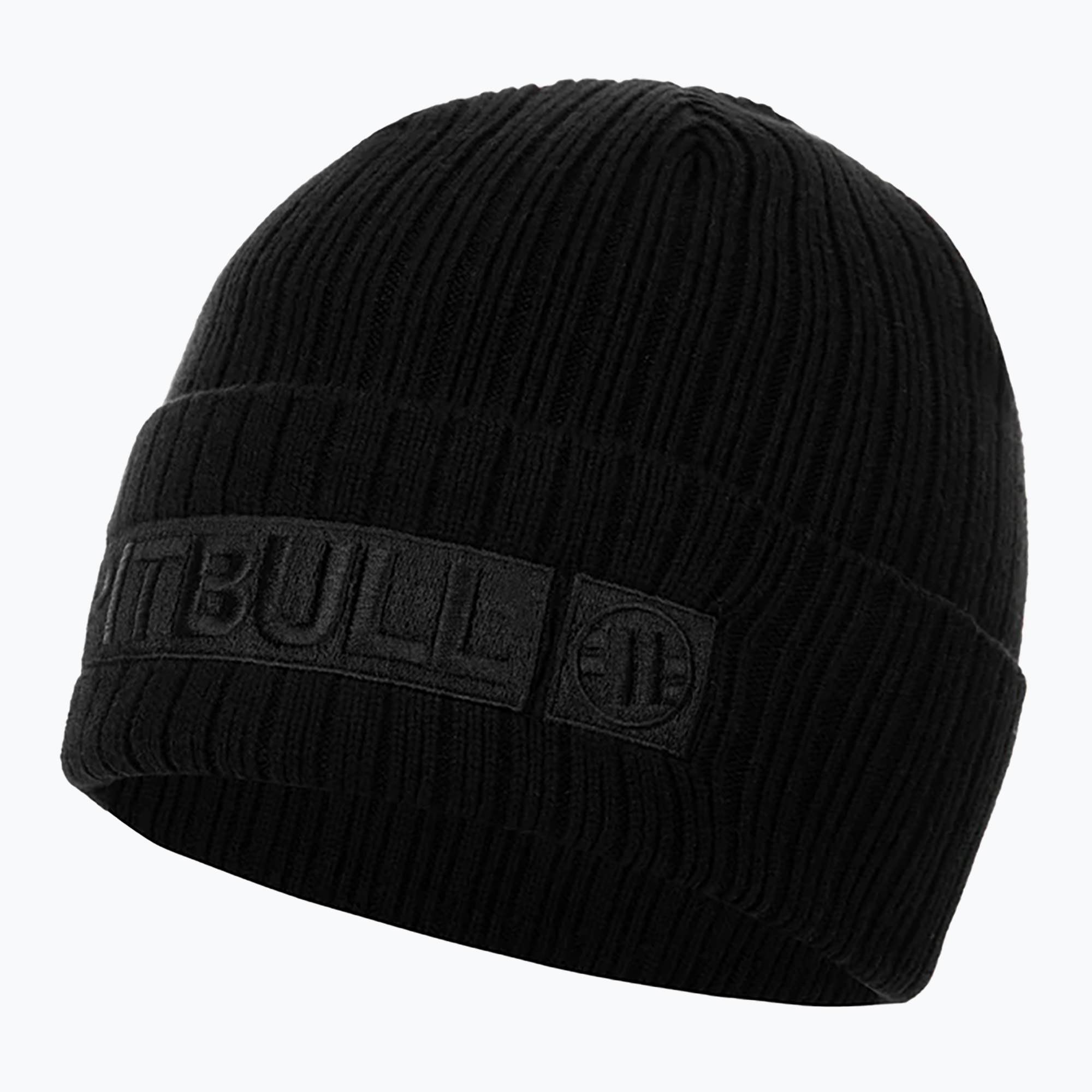 Мъжка зимна шапка Pitbull Beanie Silvas Hilltop black/black