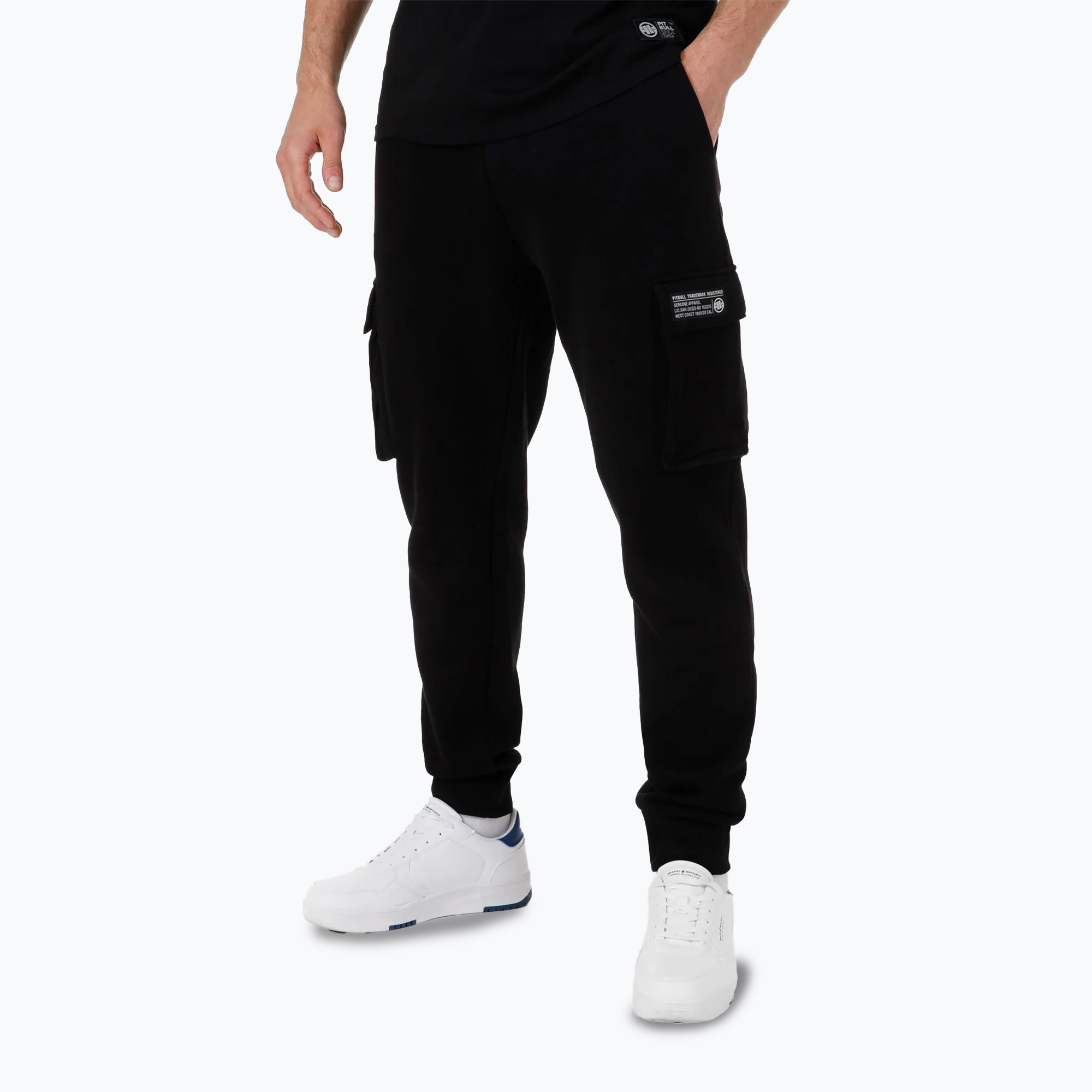 Spodnie męskie Pitbull Cypress Sport Cargo black 