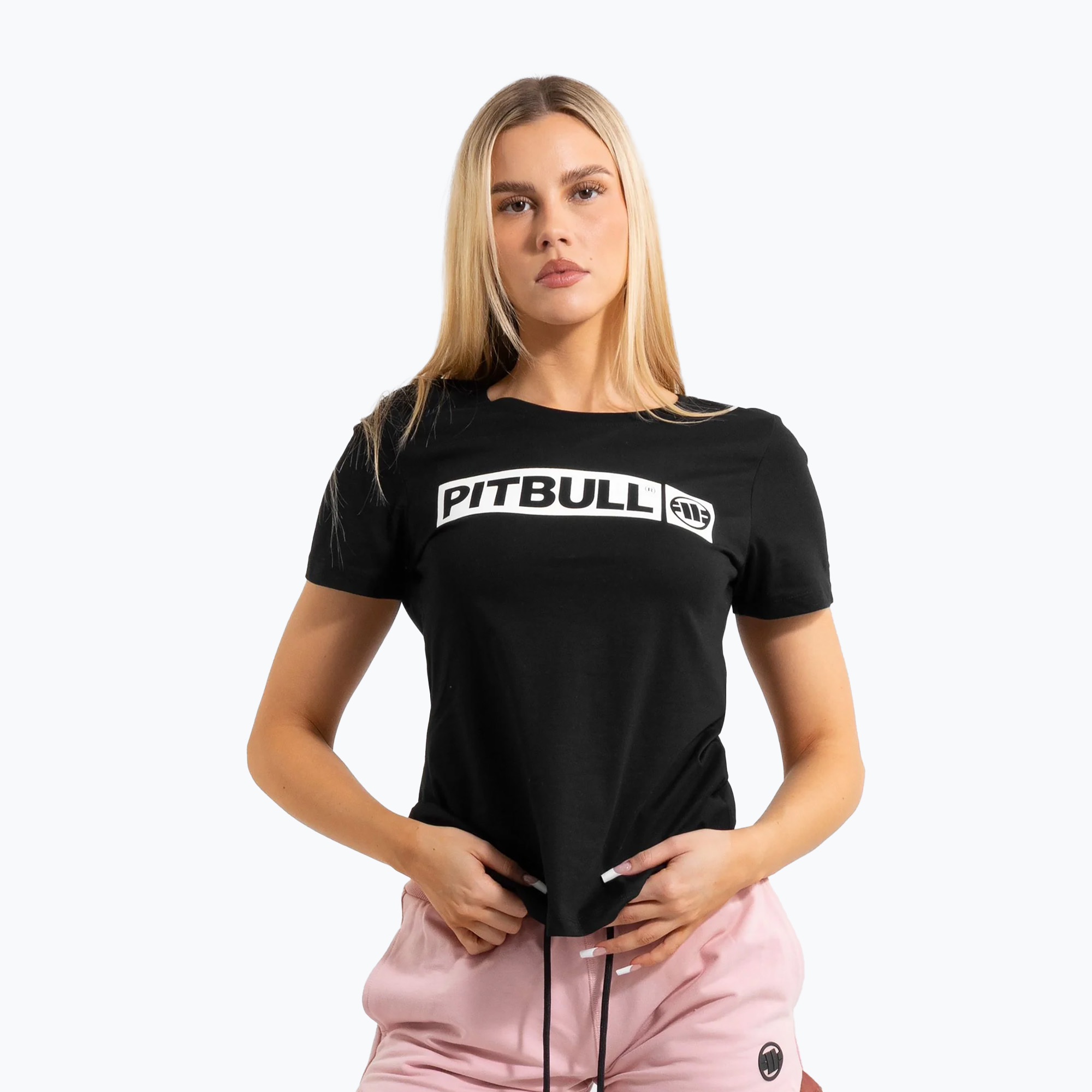 Pitbull дамска тениска T-S Hilltop черна