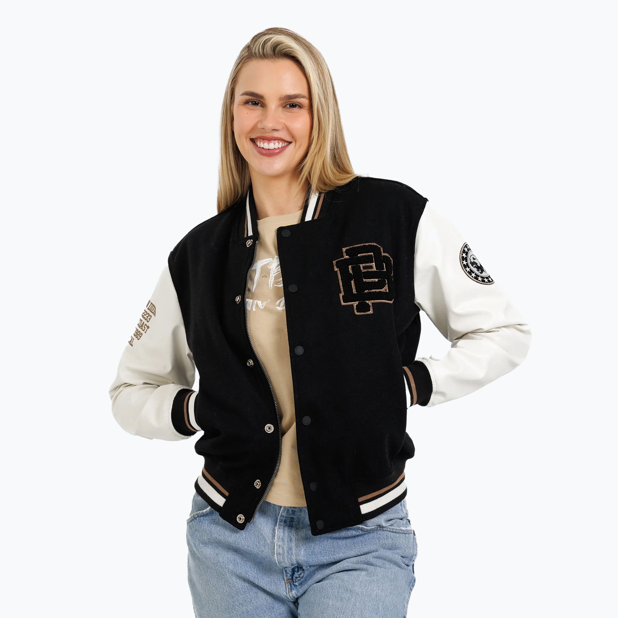 Kurtka damska Pitbull Orchid Varsity black 
