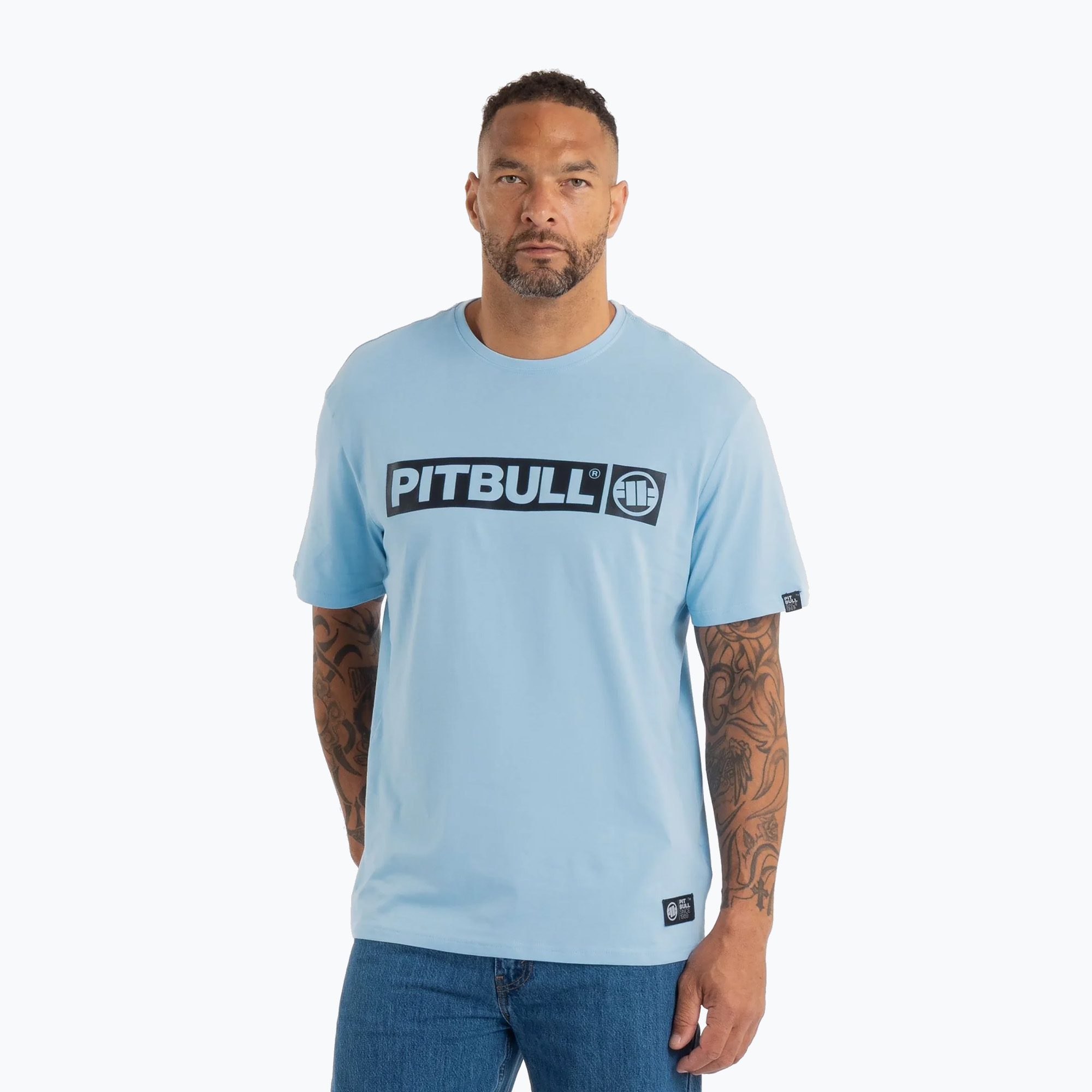 Tricou pentru bărbați Pitbull West Coast Hilltop light blue