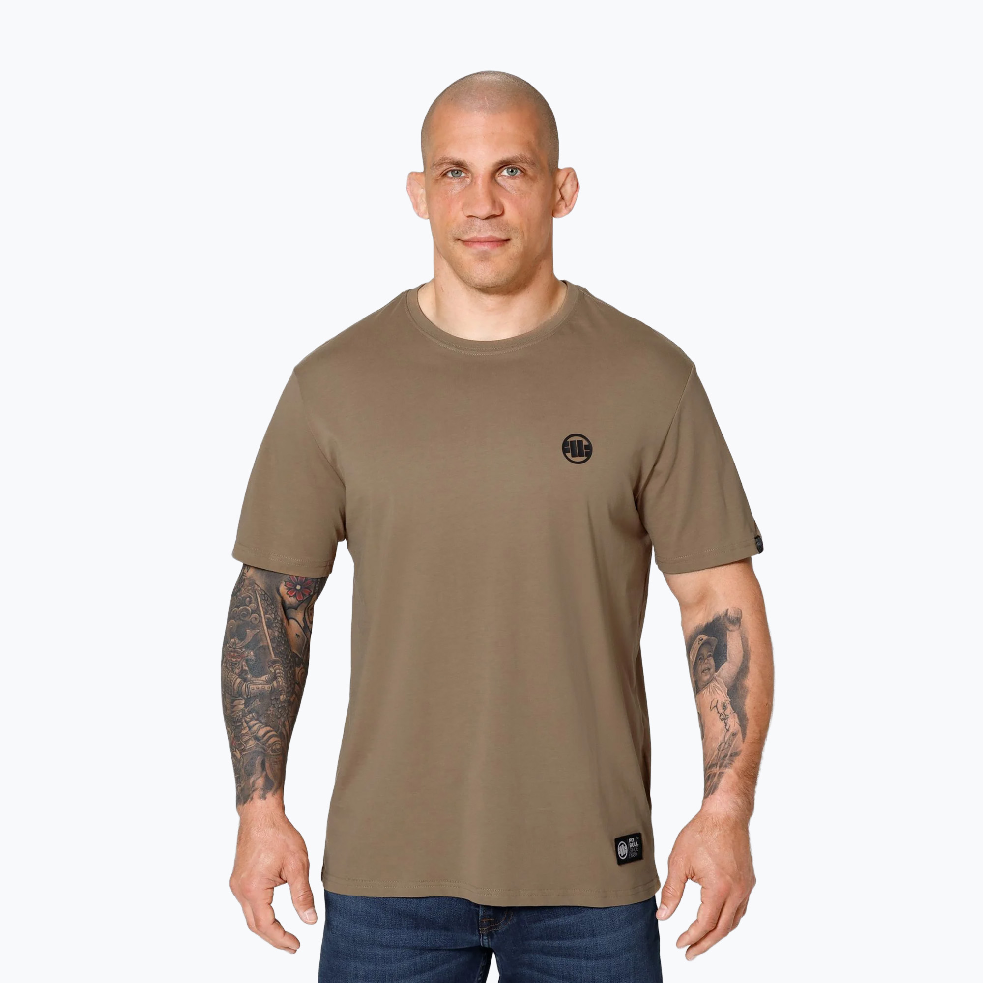Tricou pentru femei Pitbull West Coast Small Logo coyote brown