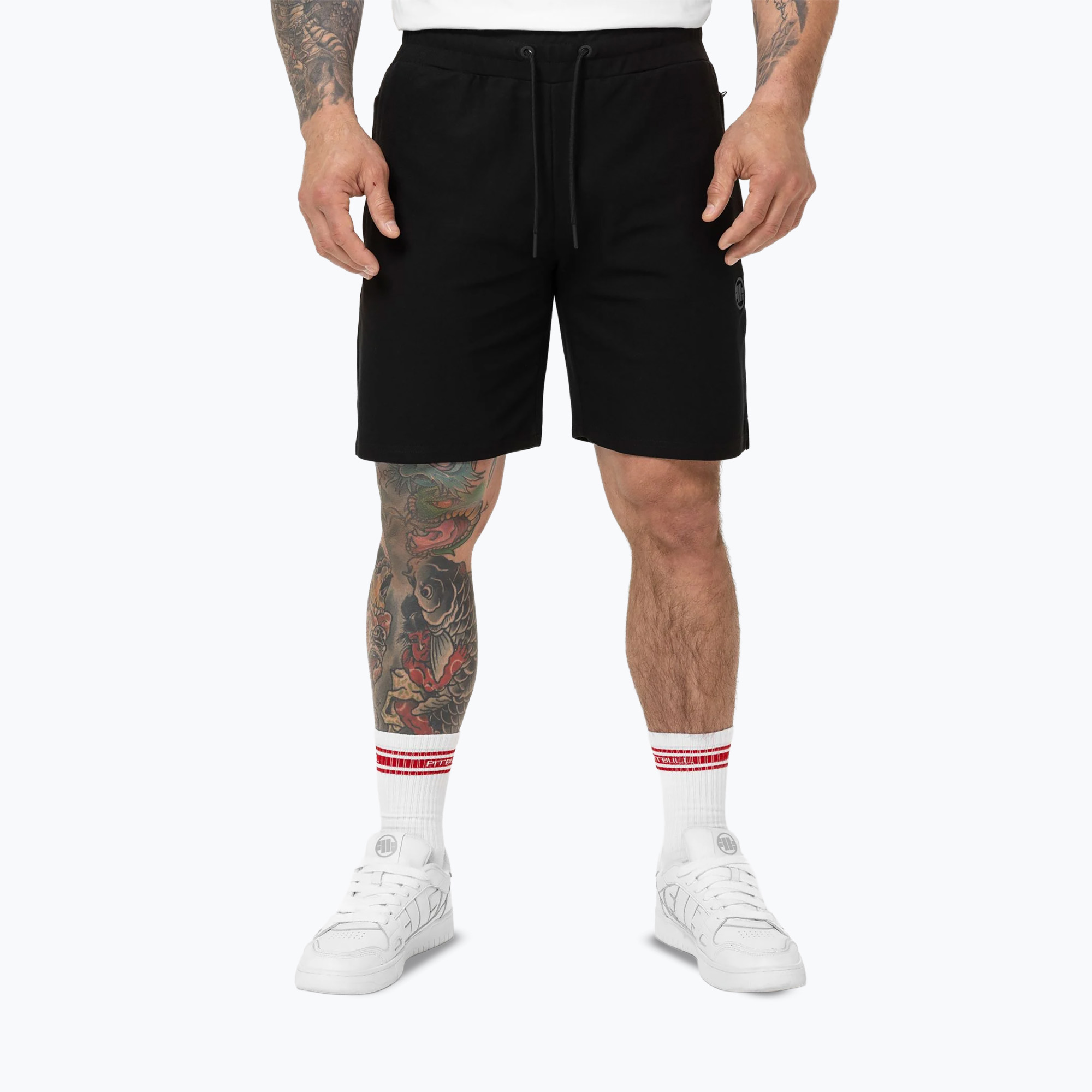 Pantaloni scurți pentru bărbați Pitbull West Coast Pique Rockey black