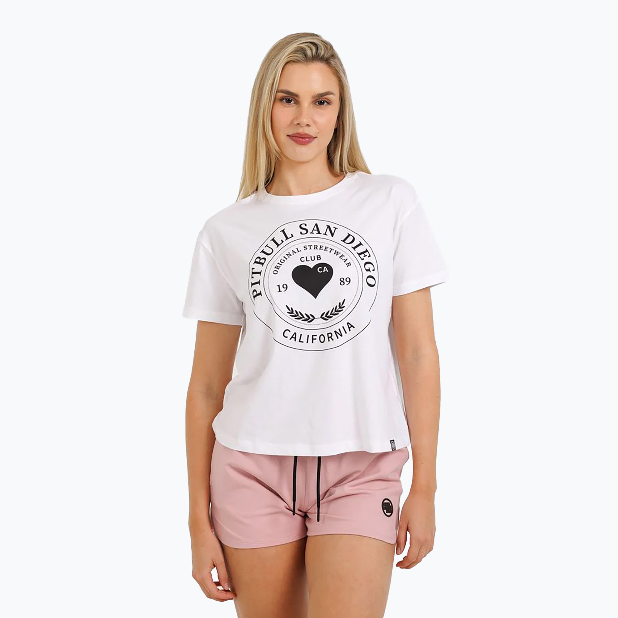 Мъжка тениска Pitbull West Coast Heartie Oversize white