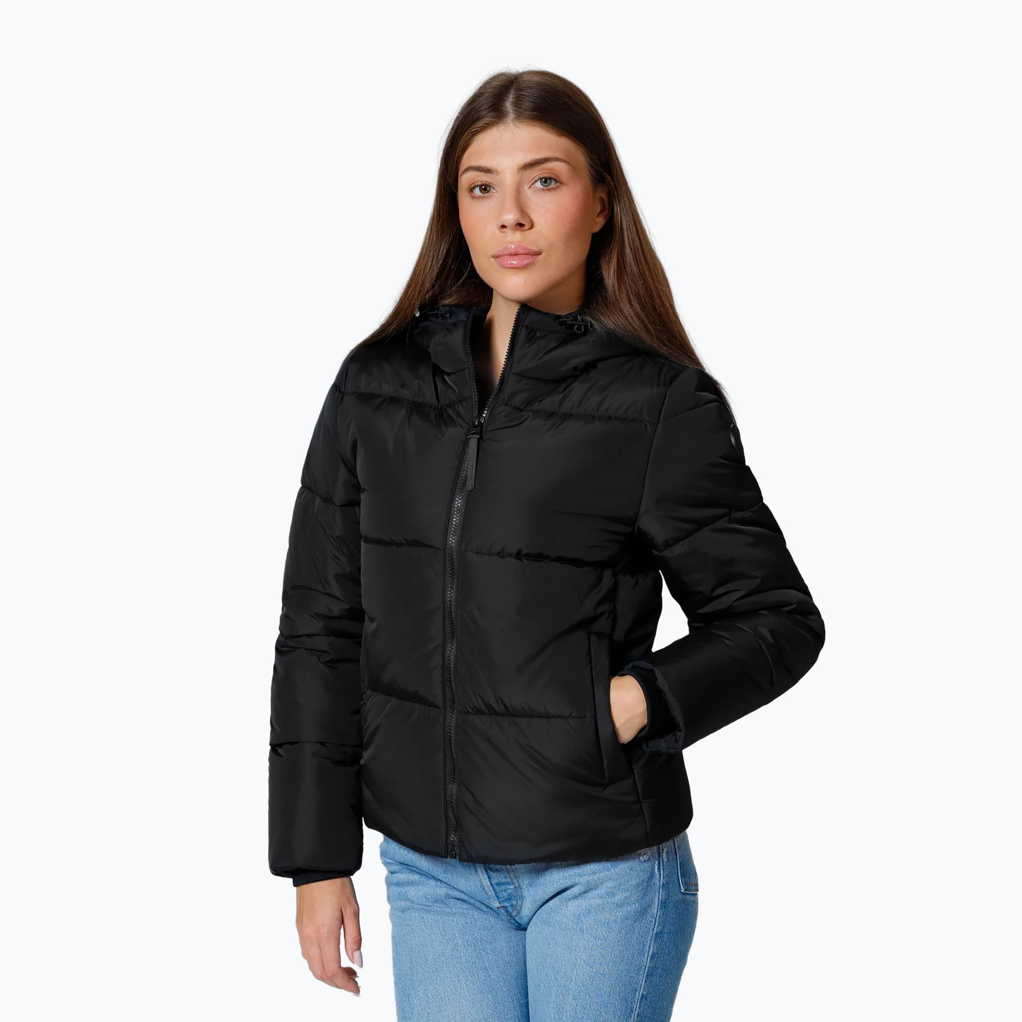 Kurtka zimowa damska Pitbull Vista Quilted Hooded black 