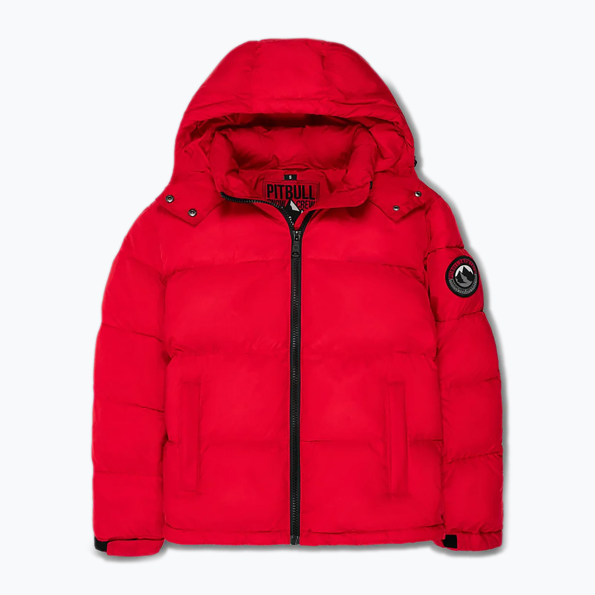 Kurtka zimowa damska Pitbull Cleo Quilted Hooded red 