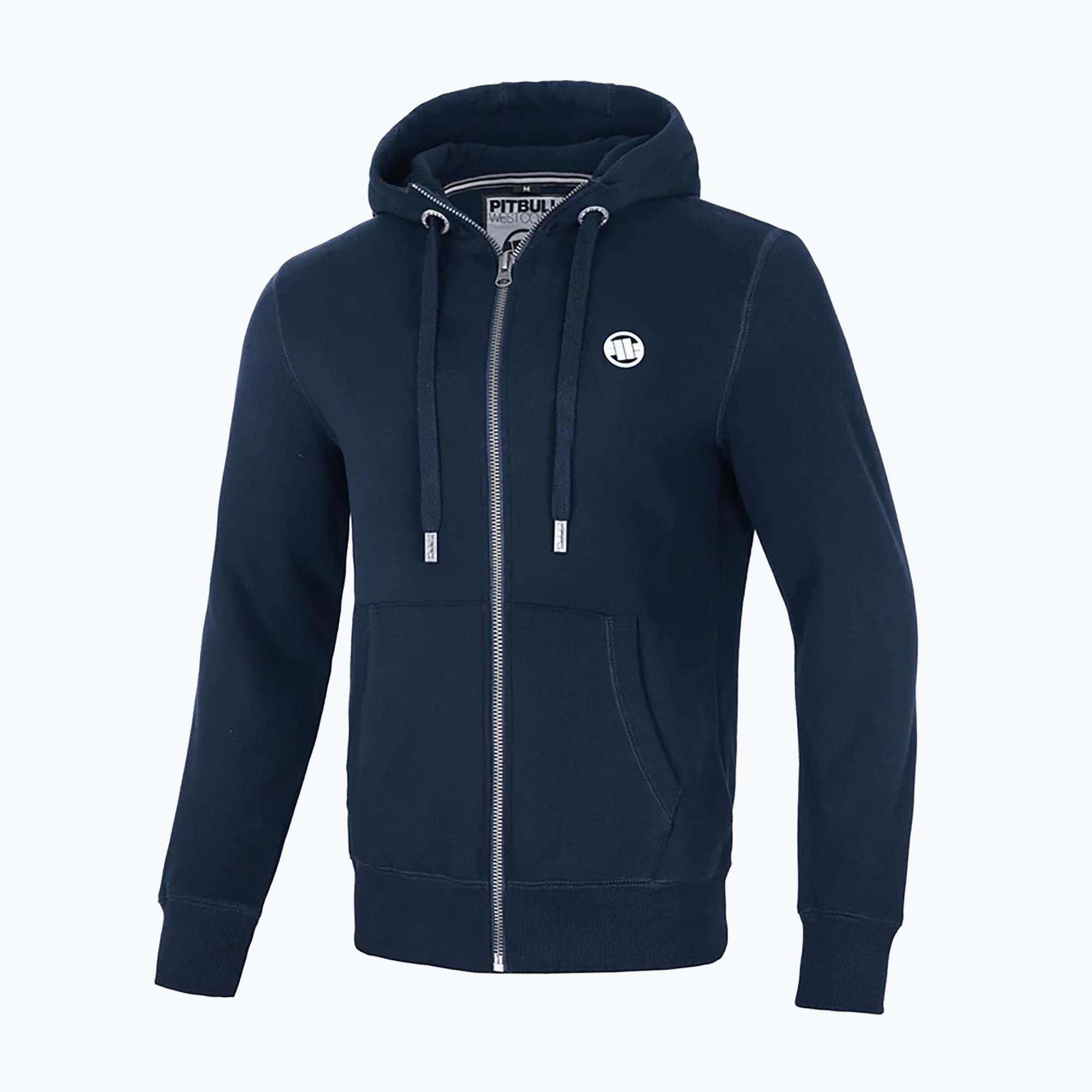Bluza męska Pitbull Small Logo Hooded Zip navy 