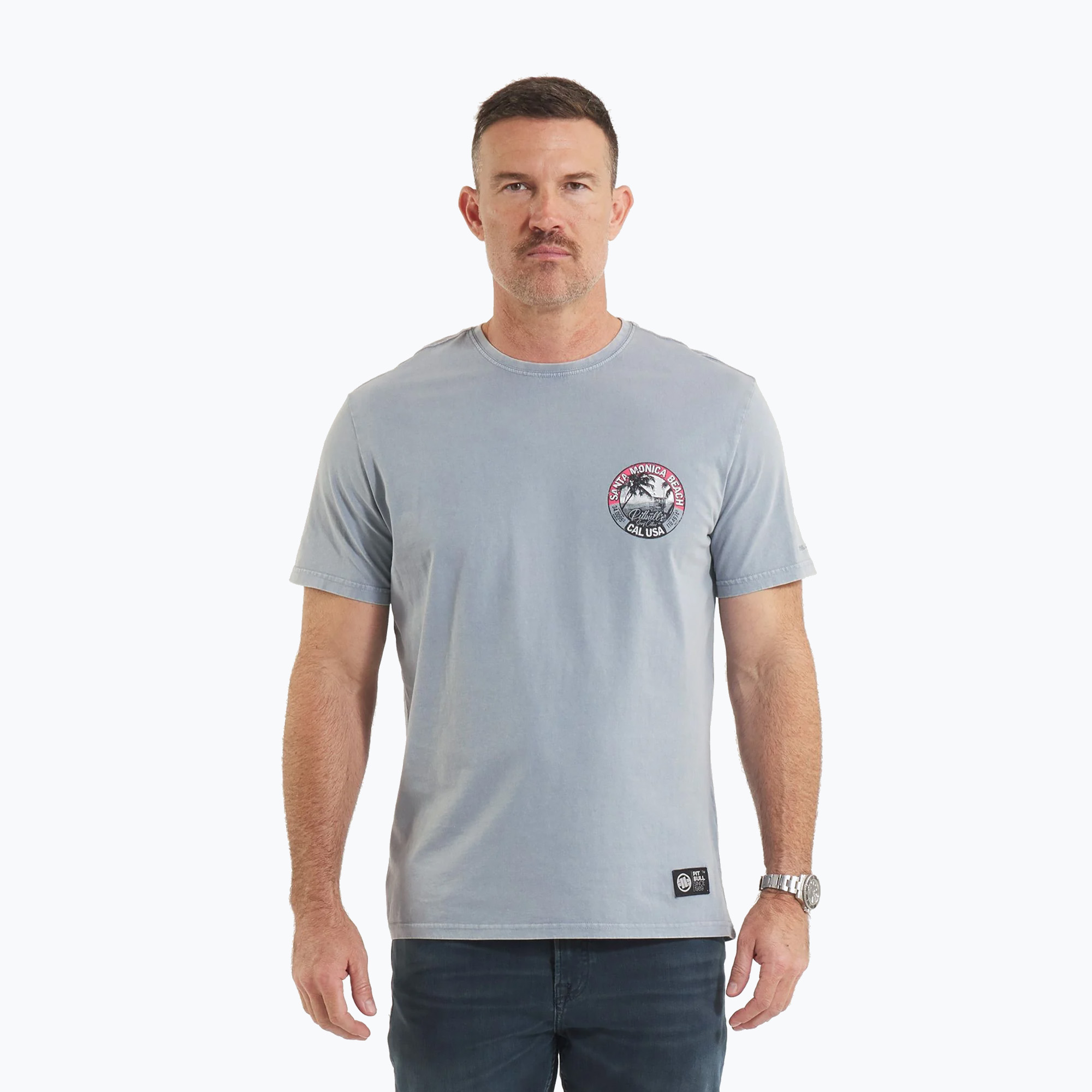 Pitbull Oceanside синя мъжка тениска