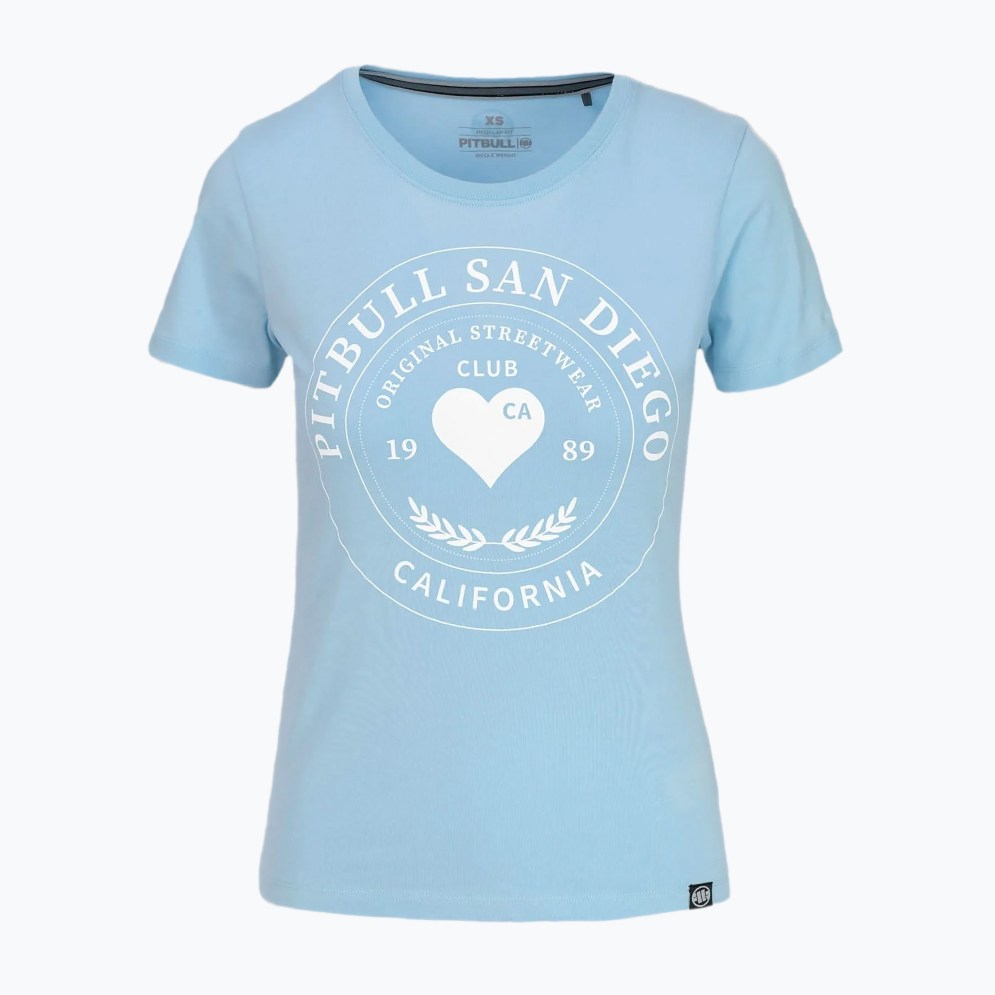 Pitbull Heartie дамска тениска светлосиня