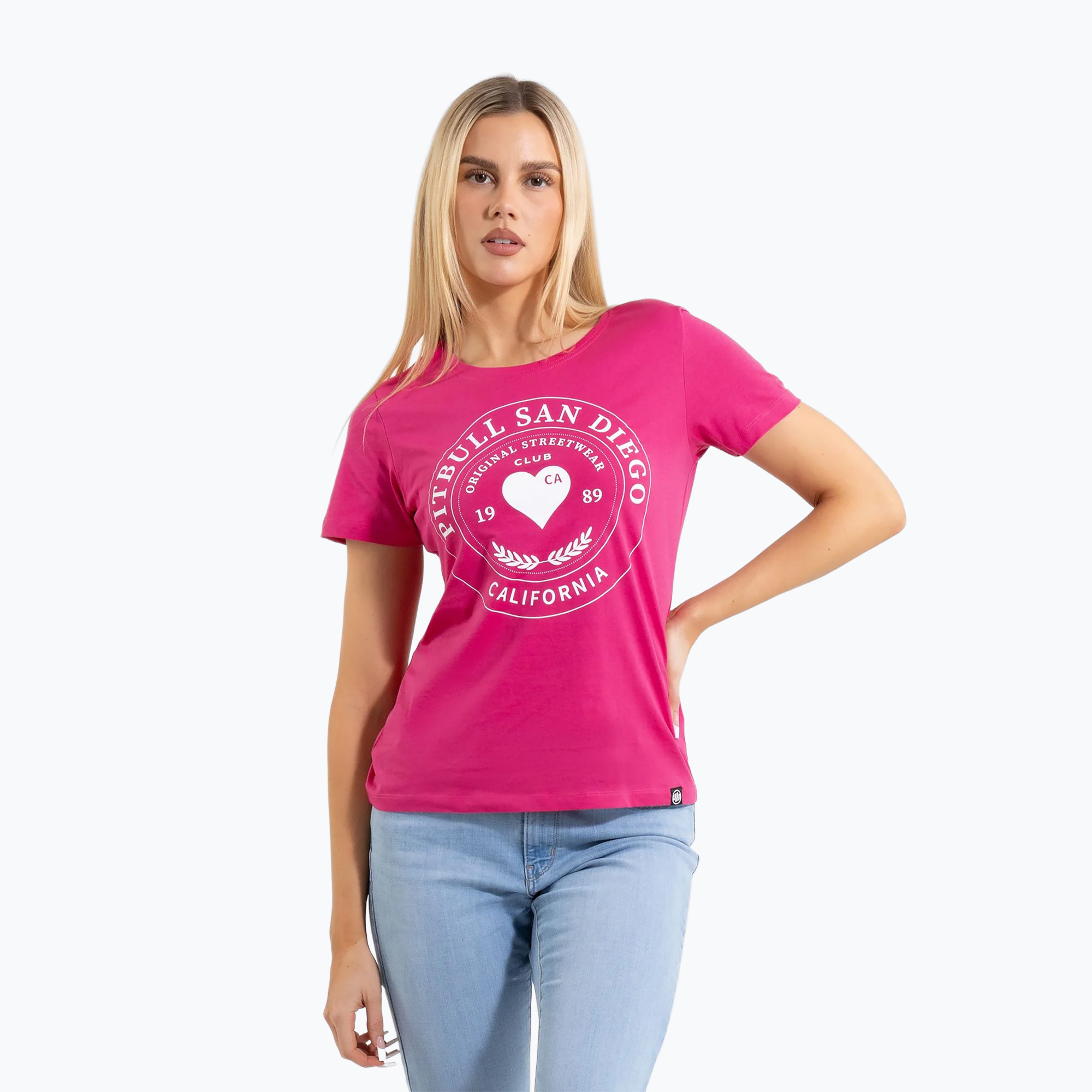 Tricou pentru femei Pitbull Heartie raspberry red (Heartie 215057440003)