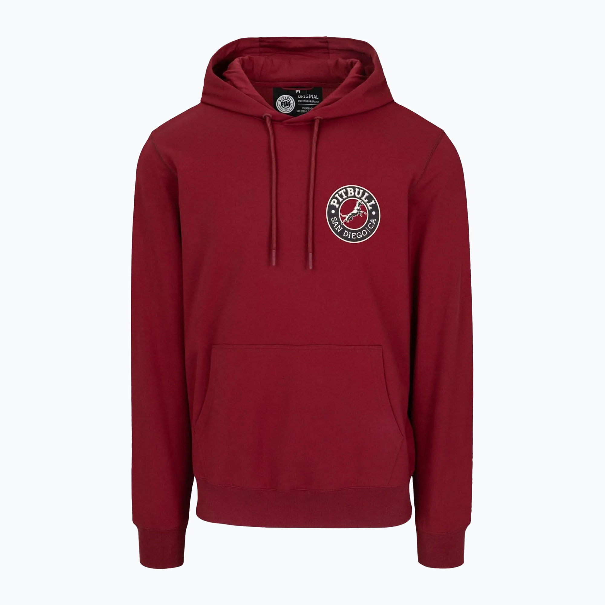 Felpa con cappuccio Pitbull San Diego Ca Uomo bordeaux (M) (San Diego Ca Hooded Sweatshirt 125046460004)