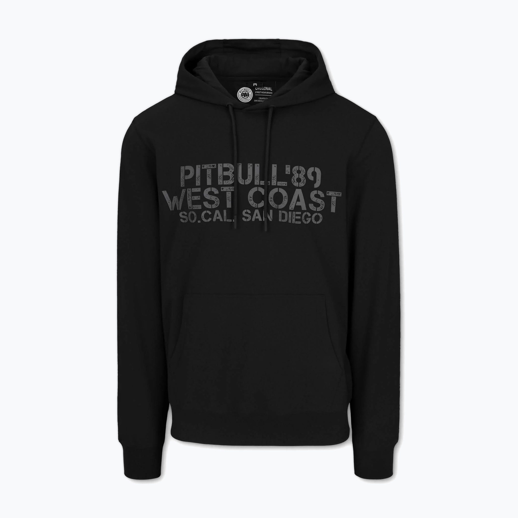 Pánska mikina s kapucňou Pitbull Driving čierna (Driving Hooded Sweatshirt 125052900003)