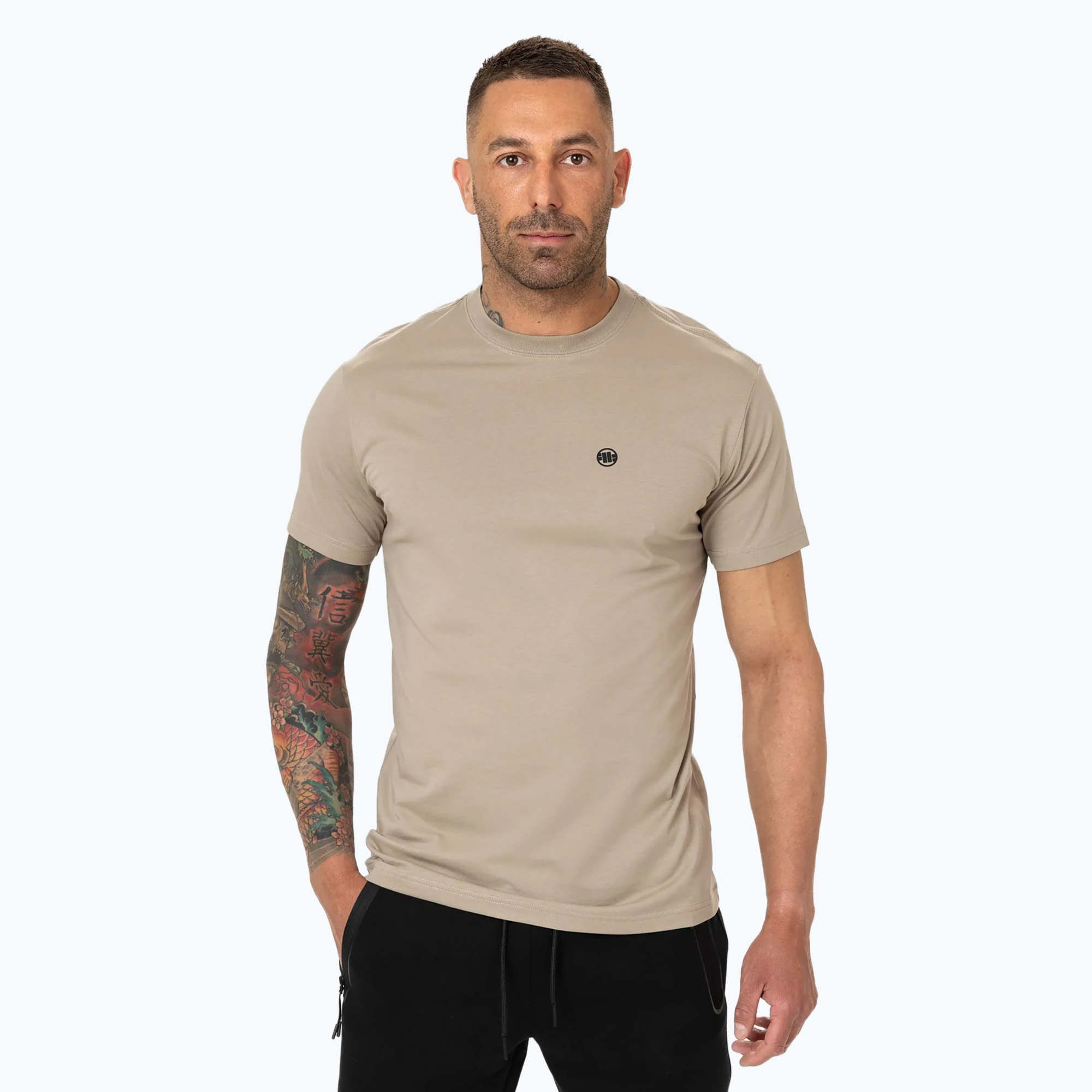 Pitbull Scott dark sand men's t-shirt (S)