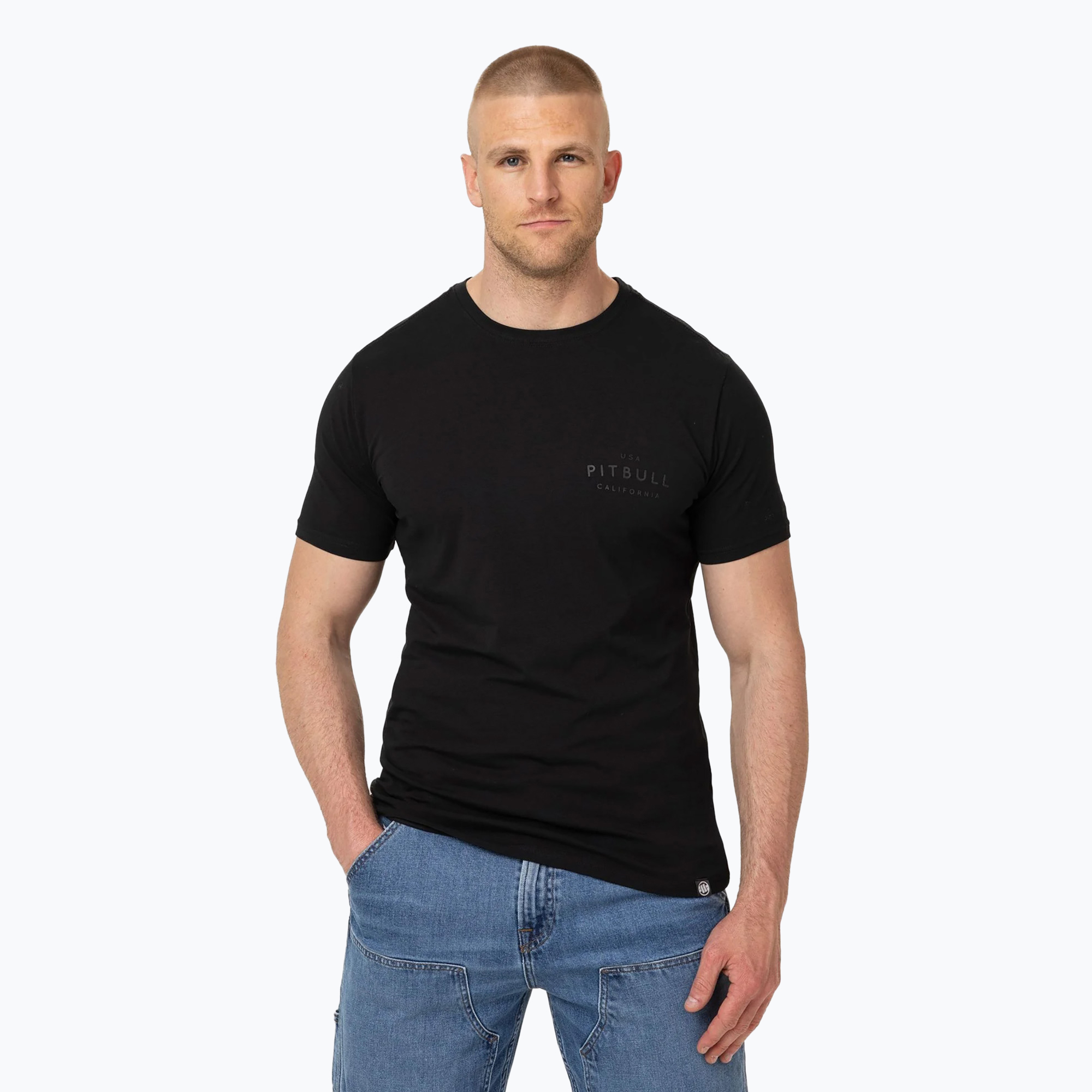Pitbull USA men's t-shirt CAL black (S)