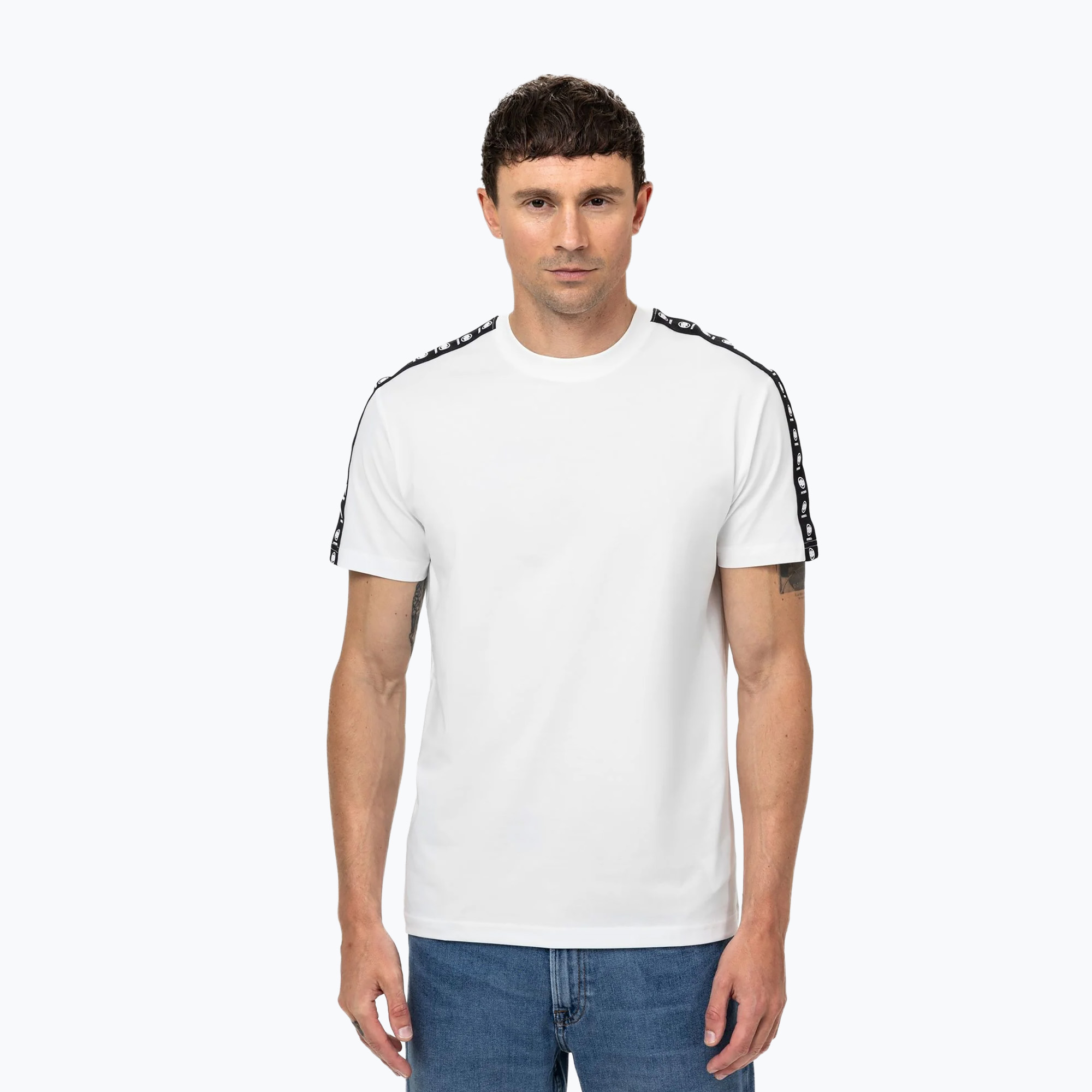 Tricou pentru bărbați Pitbull Tape Nugget white
