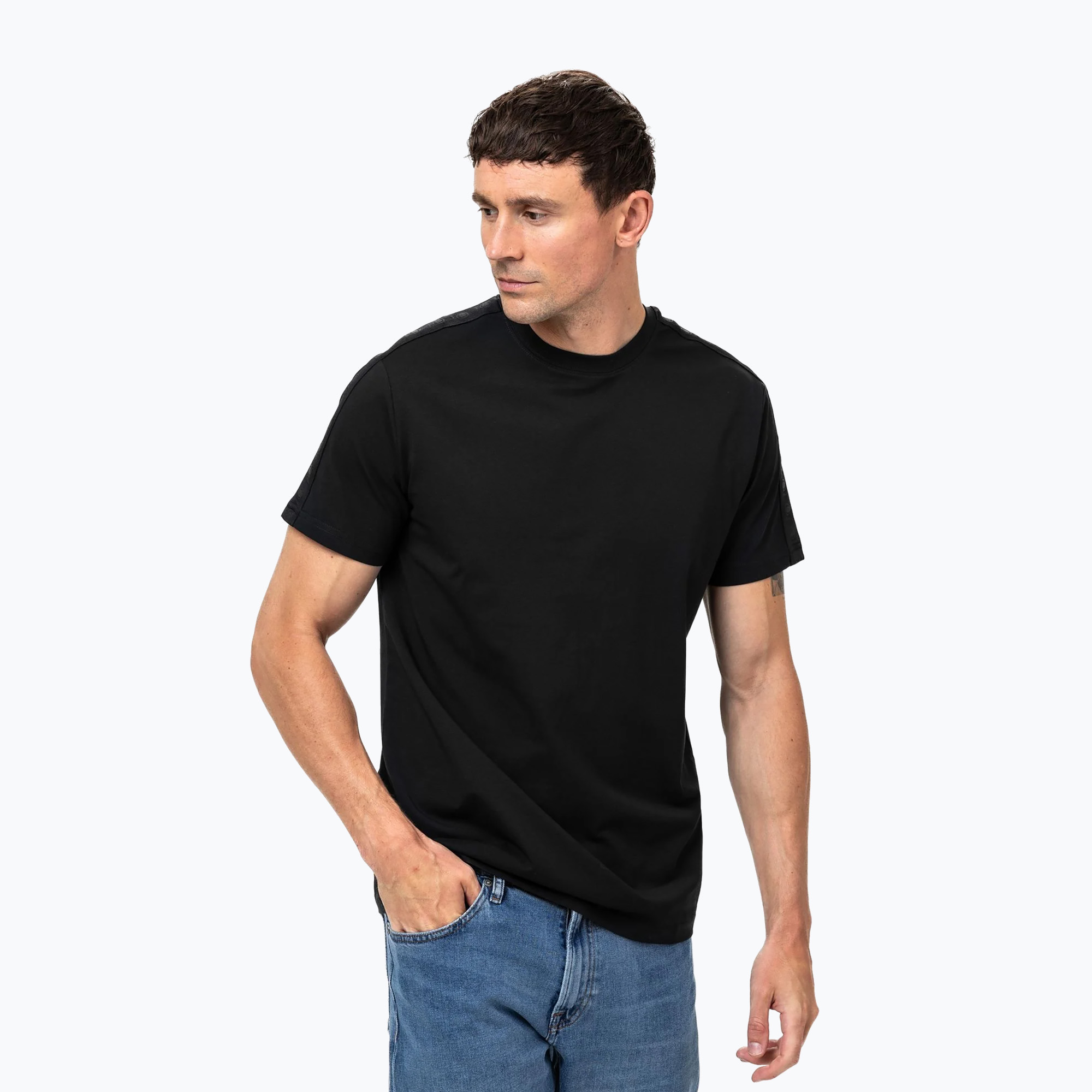 Tricou pentru bărbați Pitbull Tape Nugget black/black