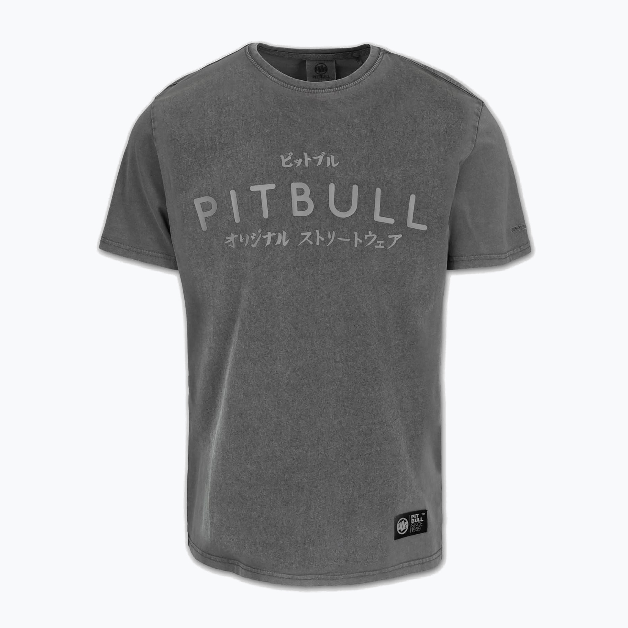 Tricou pentru bărbați Pitbull Mt. Fuji washed grey (Mt. Fuji 215143161005)