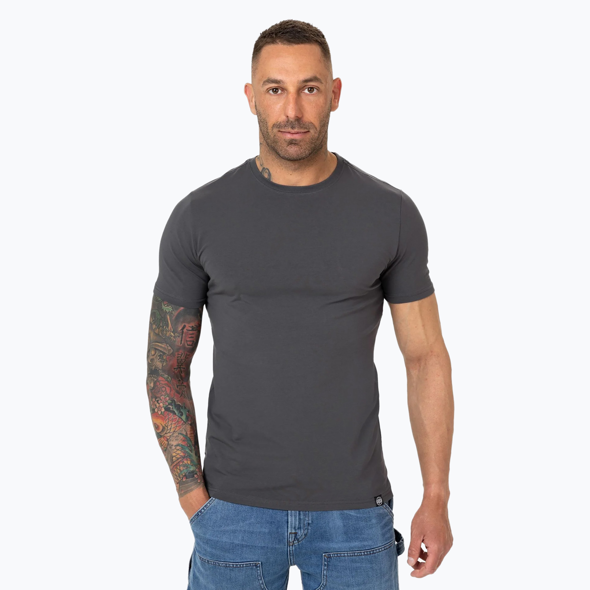 Men's Pitbull Minimal t-shirt graphite
