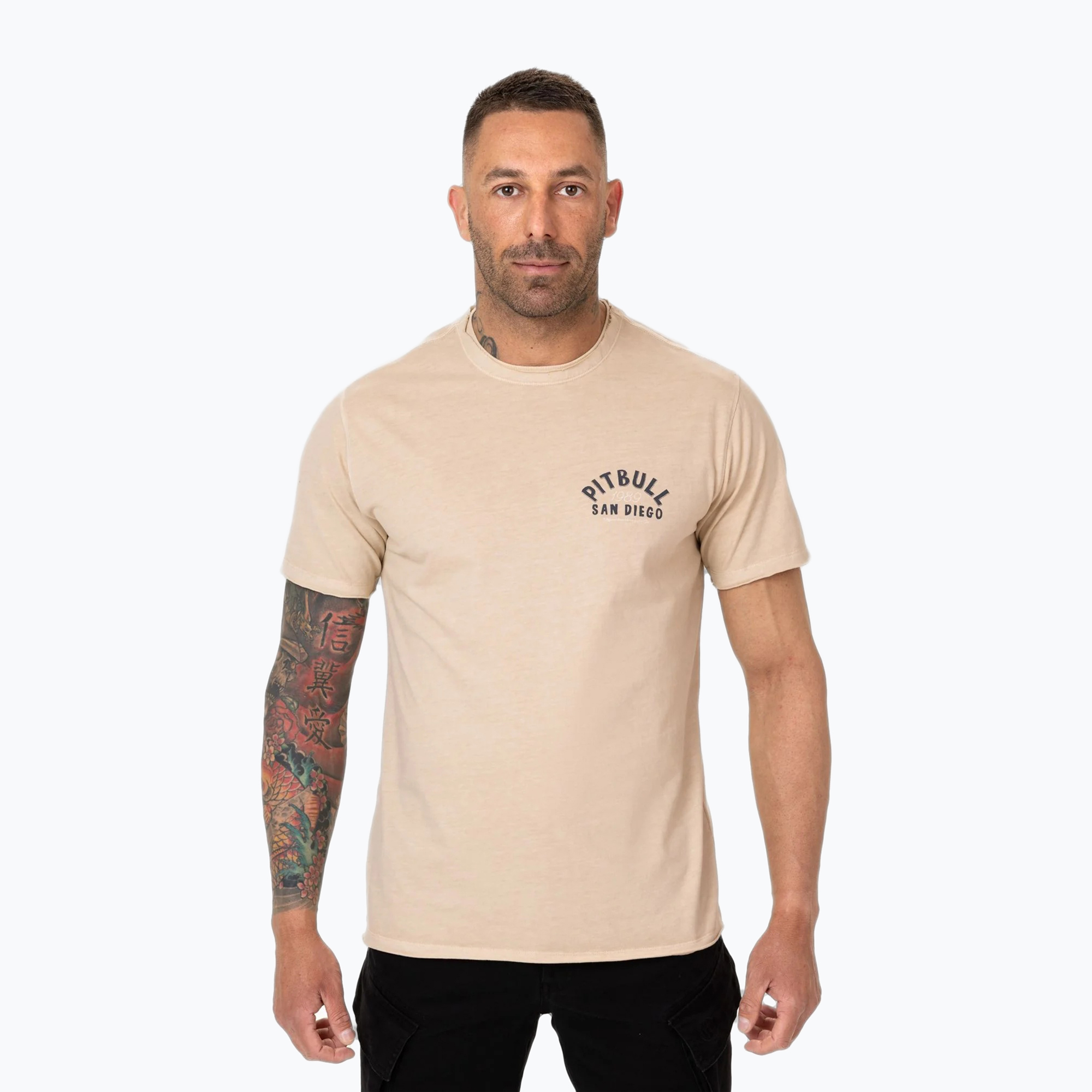 Koszulka męska Pitbull Pacyfic ultra light sand 