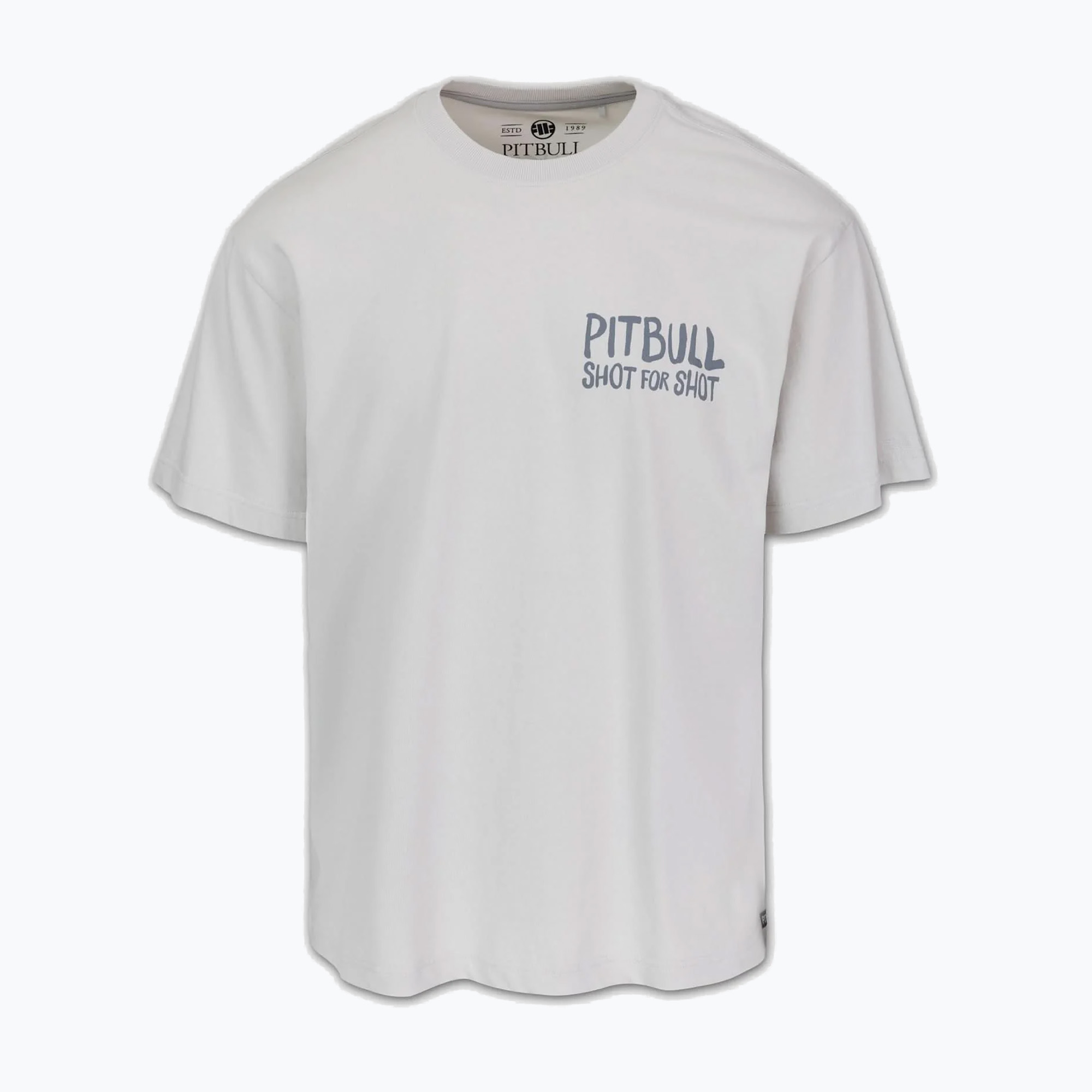 Koszulka męska Pitbull Shot For Shot white/blue 