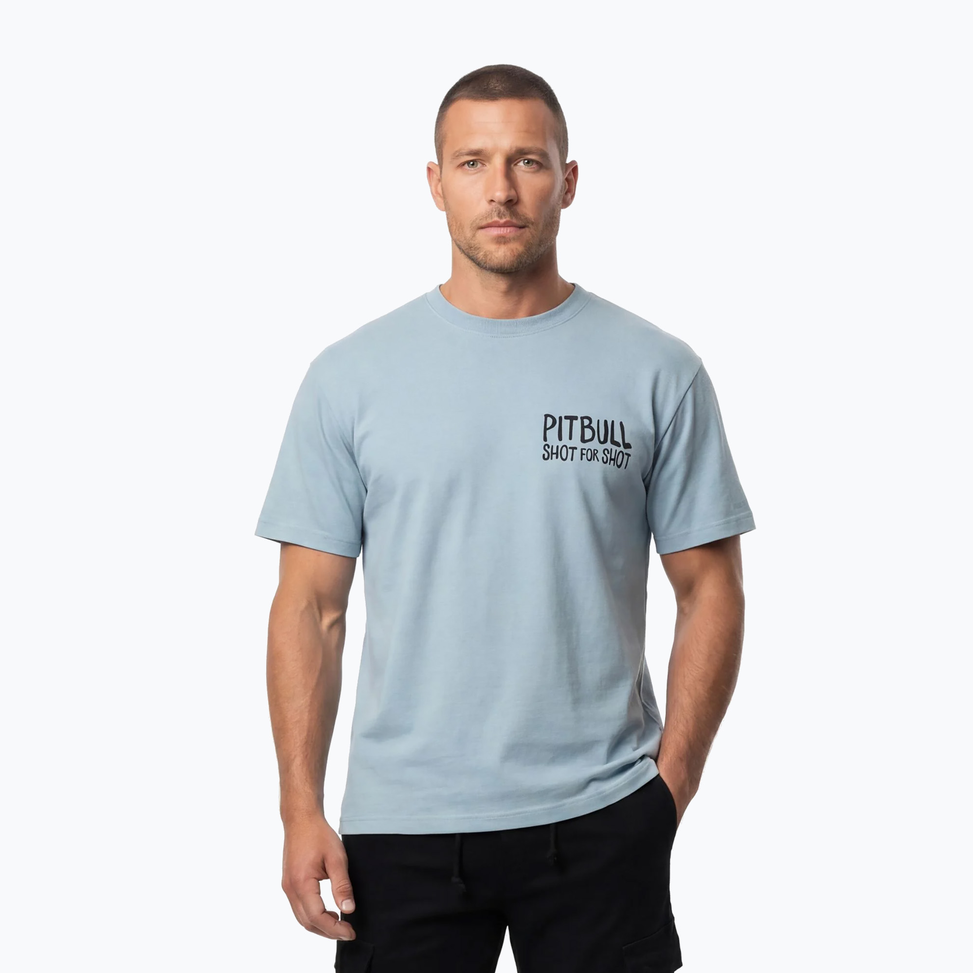 Tricou pentru bărbați Pitbull Shot For Shot blue
