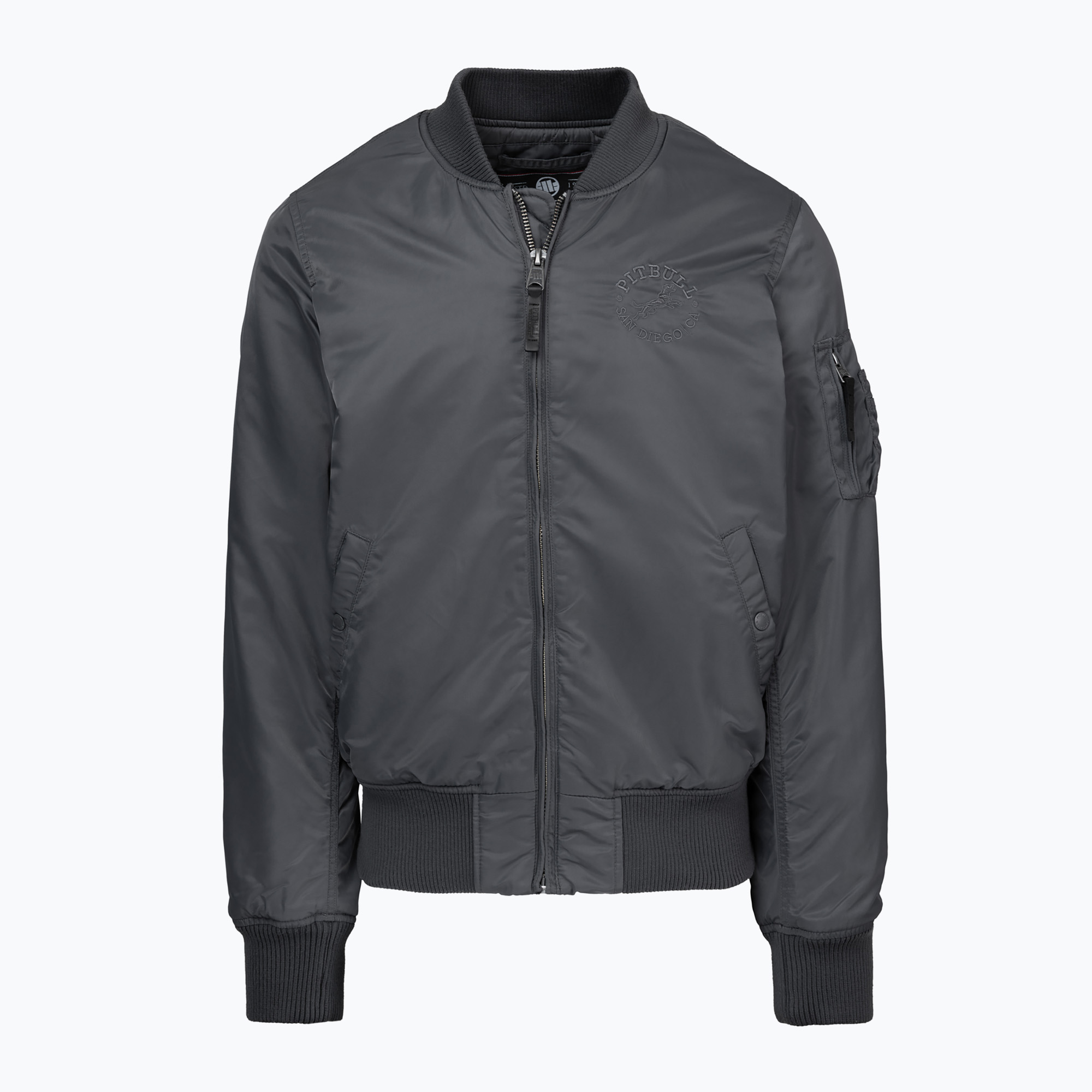 Мъжко яке Pitbull Hacket Washed Bomber graphite