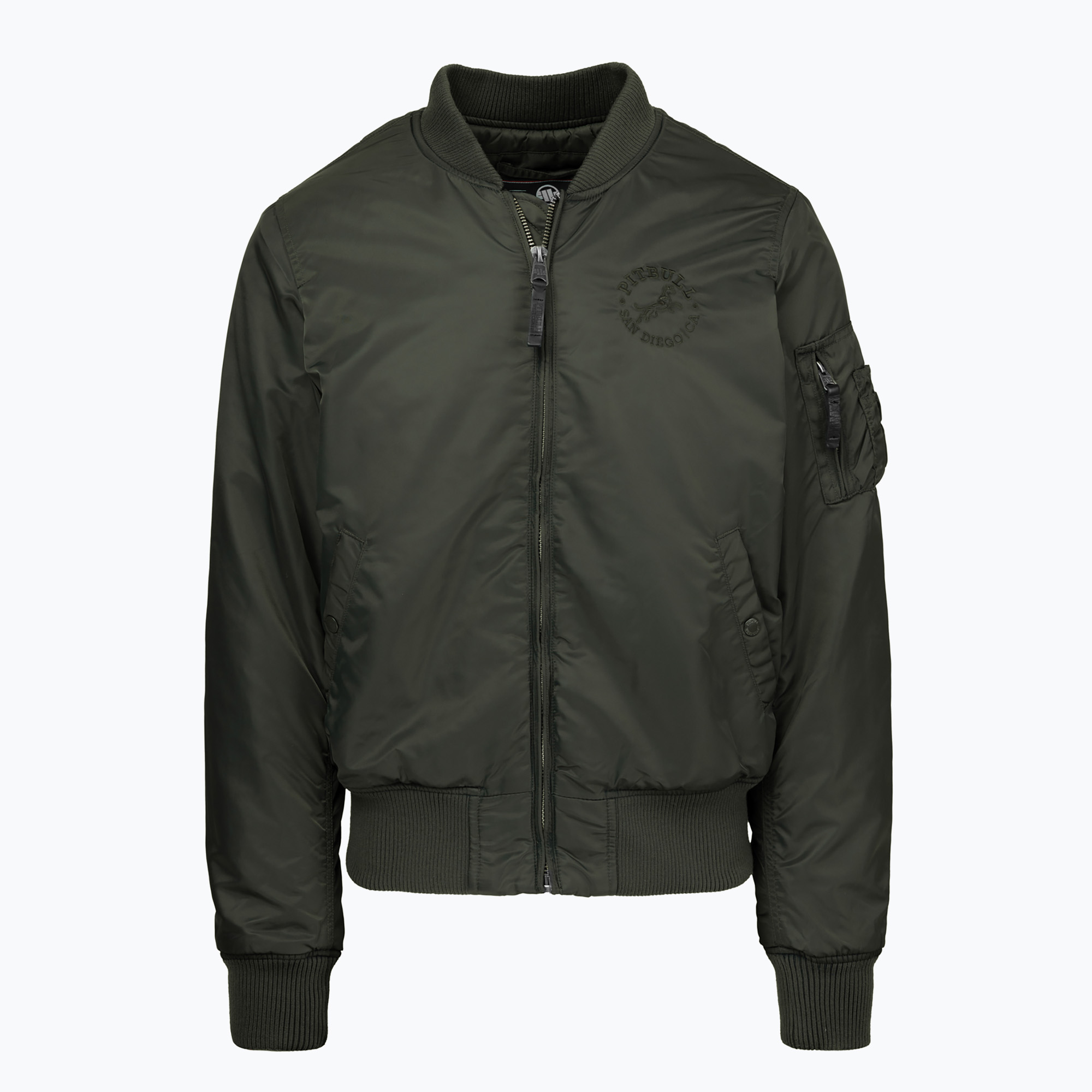 Kurtka męska Pitbull Hacket Washed Bomber dark green