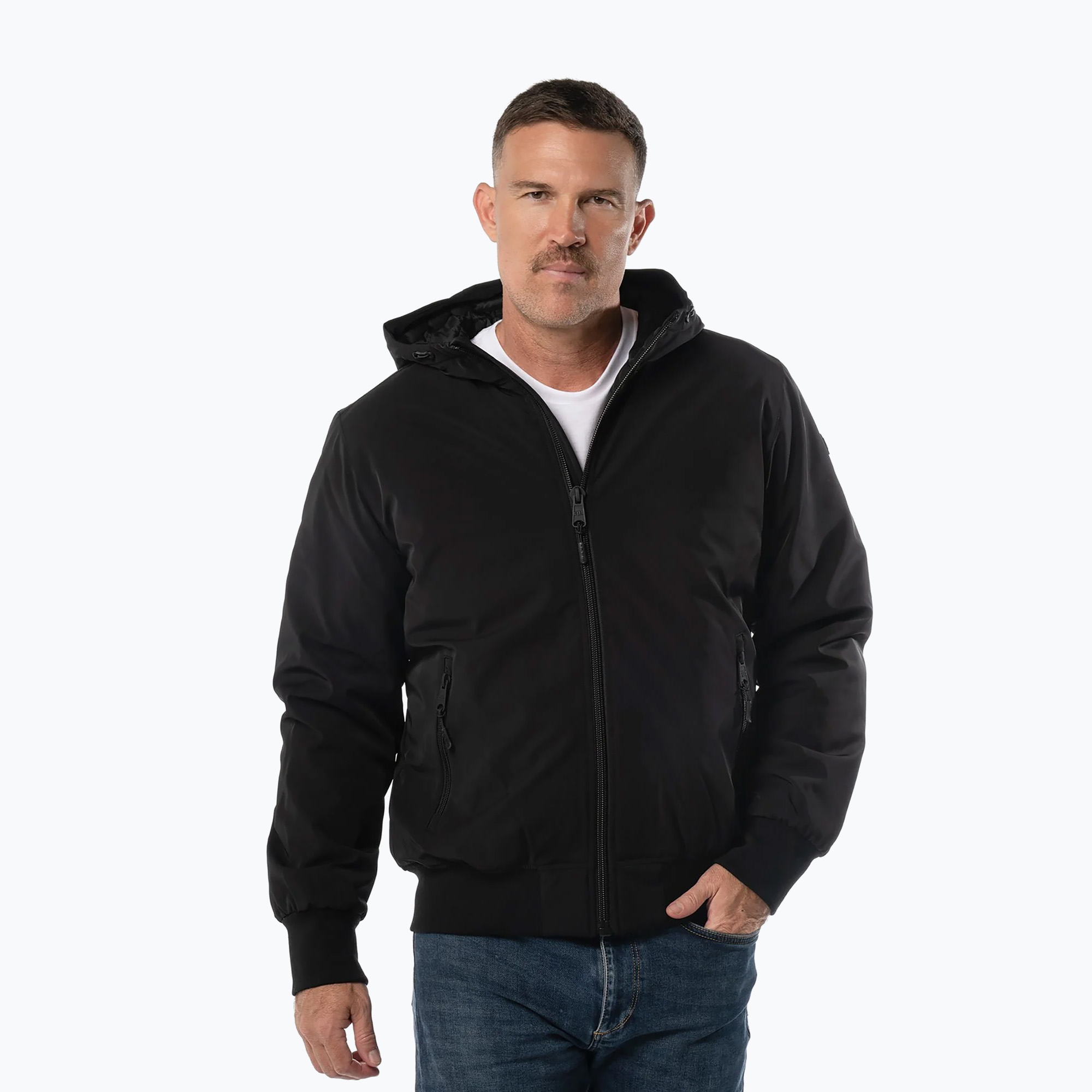 Kurtka męska Pitbull York Hooded black 