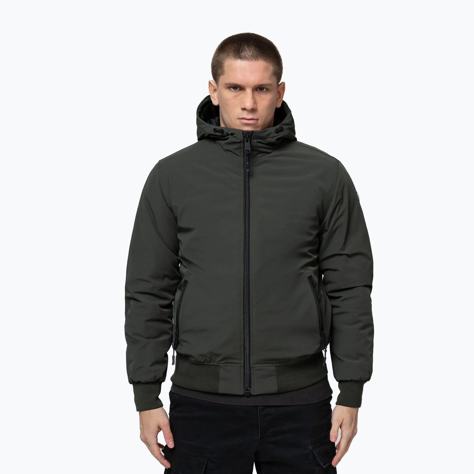 Kurtka męska Pitbull York Hooded olive 