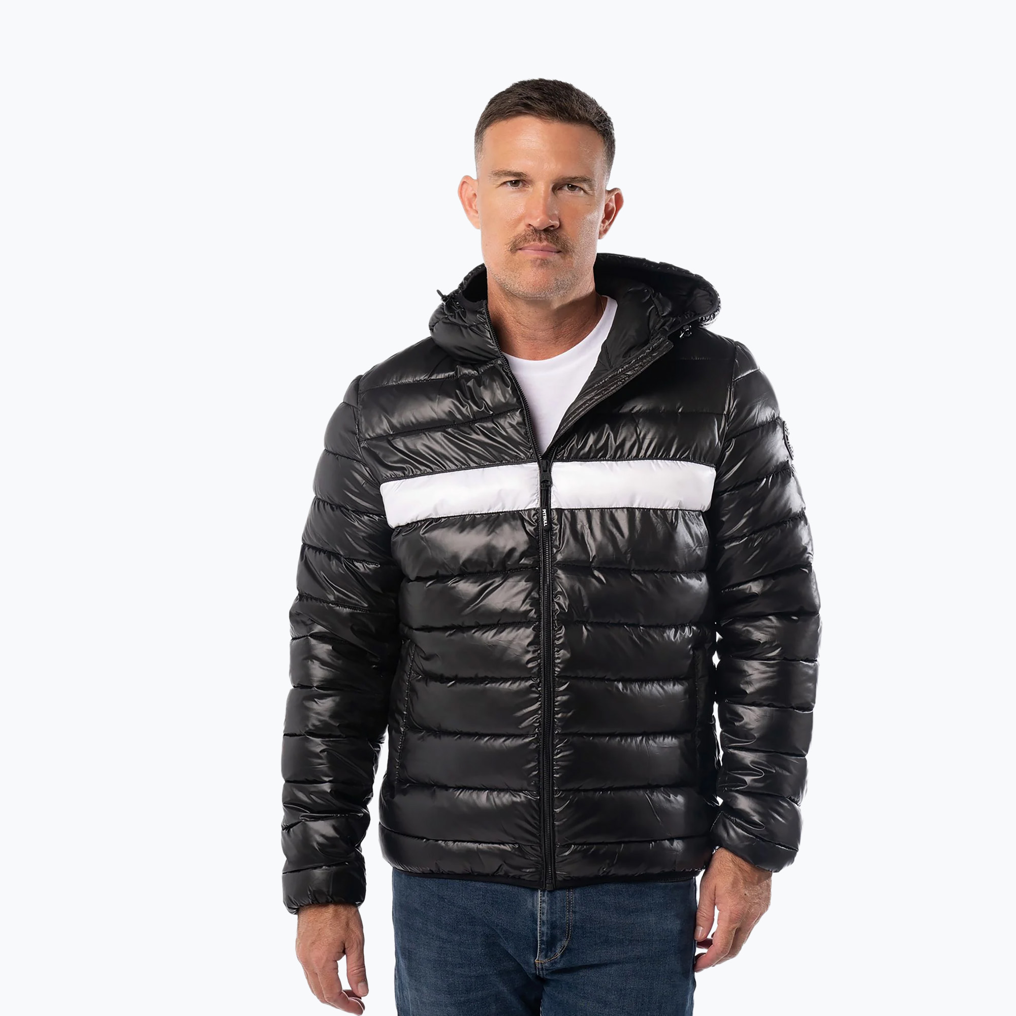 Мъжко зимно яке Pitbull Shatto Quilted Hooded black
