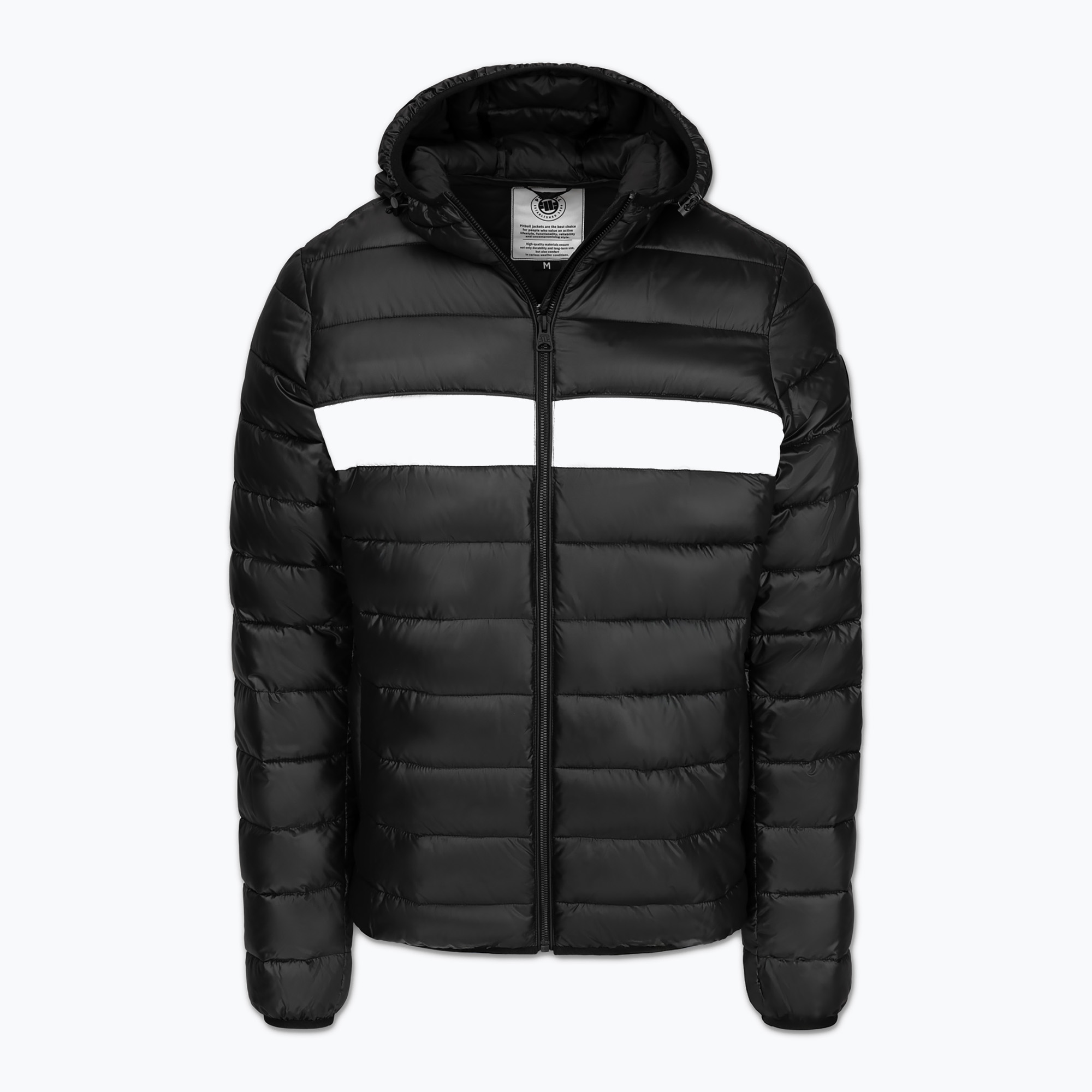 Kurtka zimowa męska Pitbull Shatto Quilted Hooded black 