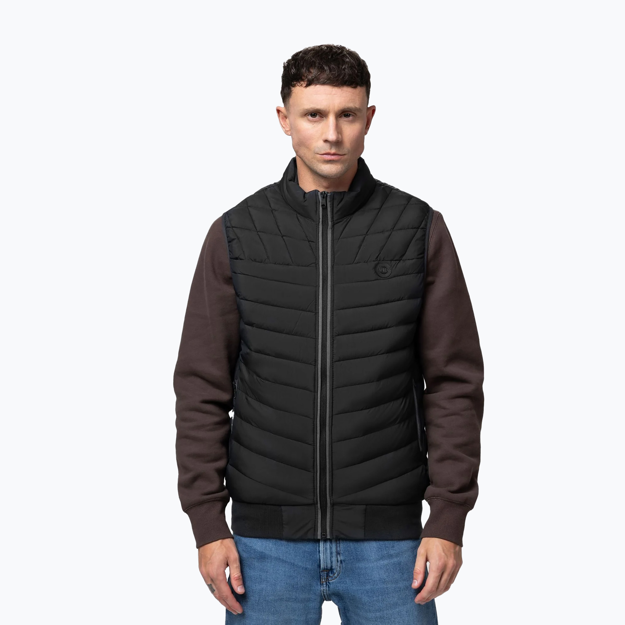 Bezrękawnik męski Pitbull Naylor Padded black 