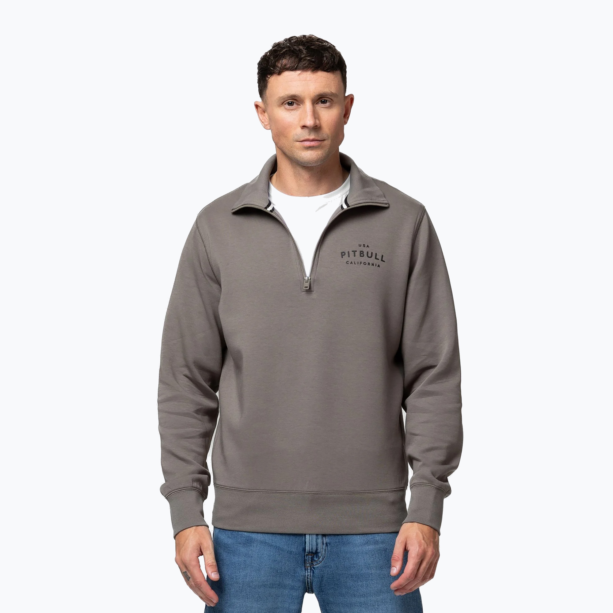 Bluza męska Pitbull Sampson HZ taupe 
