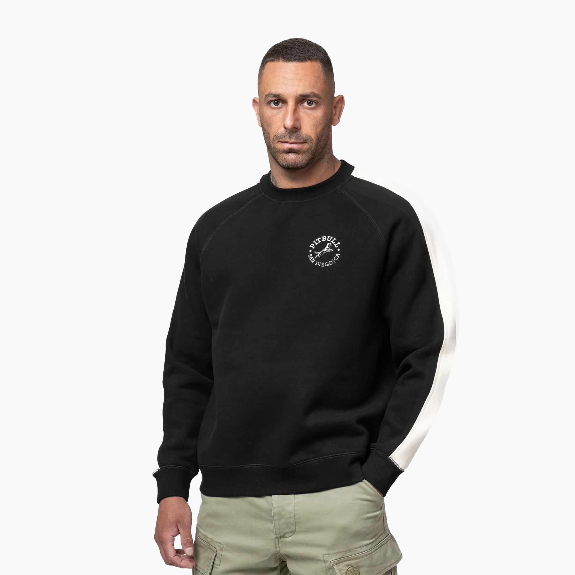 Bluza męska Pitbull San Diego Ca Crewneck black 