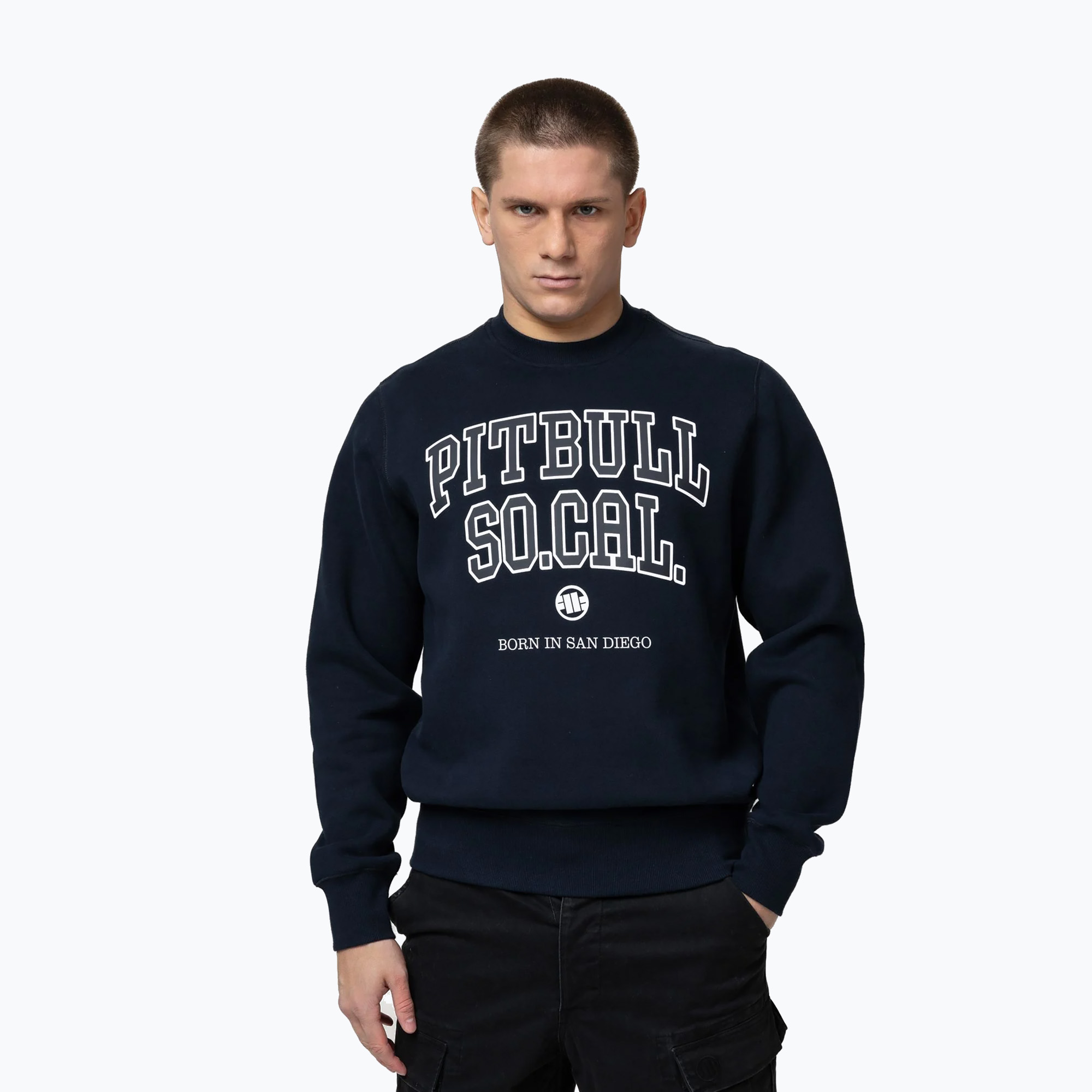 Bluza męska Pitbull So Cal Crewneck dark navy 